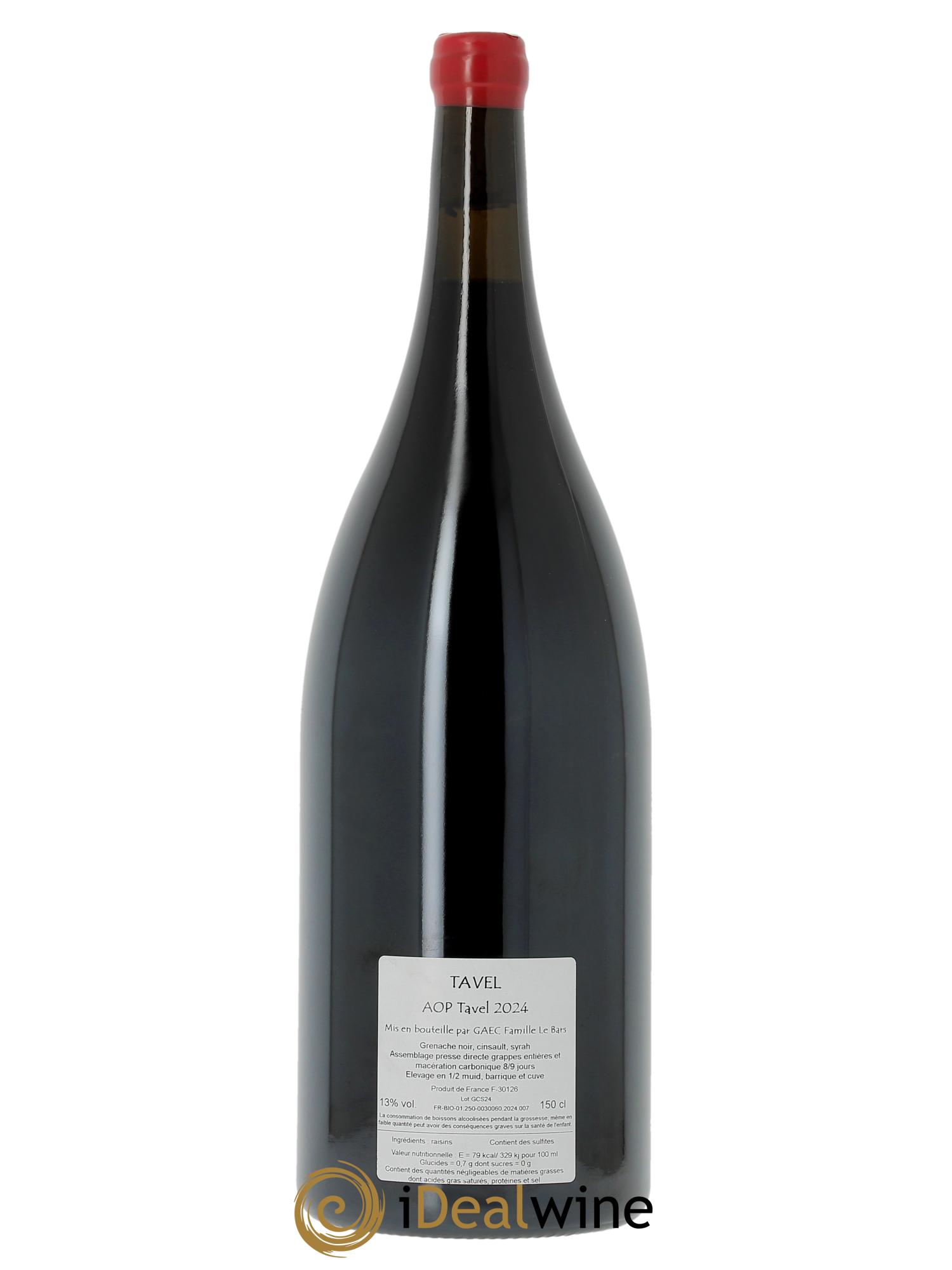 Tavel Romain Le Bars  2024 - Lot de 1 magnum - 1