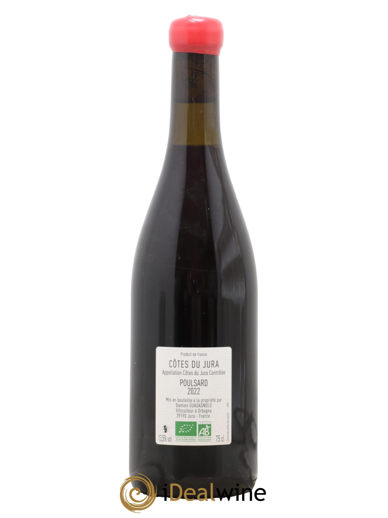 Côtes du Jura Poulsard Damien Guadagnolo 2022 - Lot de 1 bouteille - 1