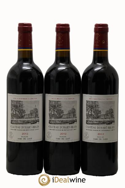 Château Duhart-Milon 4ème Grand Cru Classé 2012 - Lotto di 3 bottiglie - 0