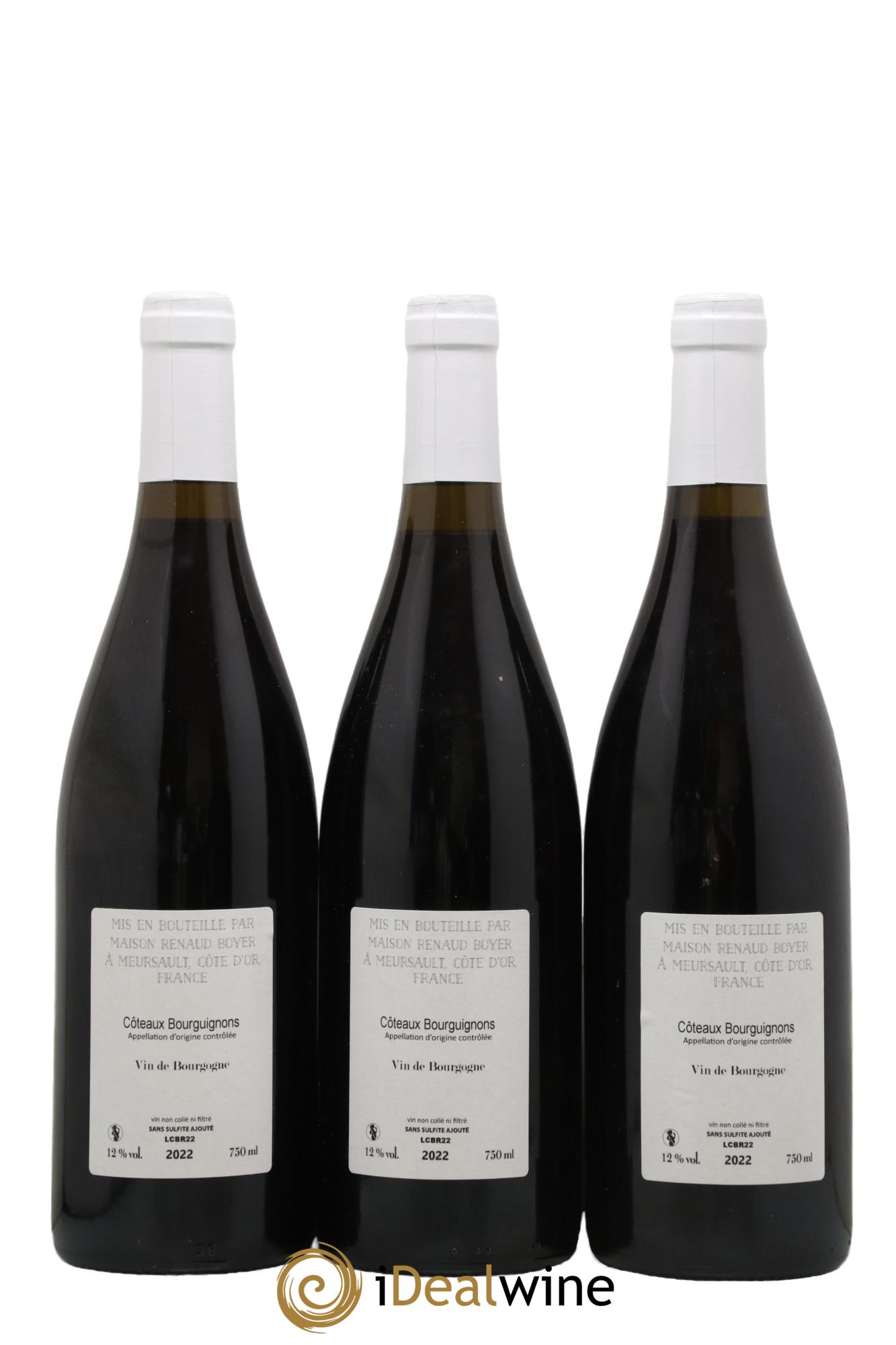 Coteaux Bourguignons En Attendant Riaux Renaud Boyer 2022 - Lot de 3 bouteilles - 1