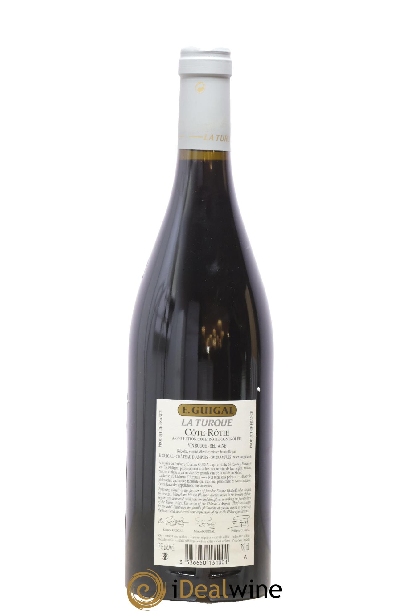 Côte-Rôtie La Turque Guigal 2011 - Lot of 1 bottle - 1