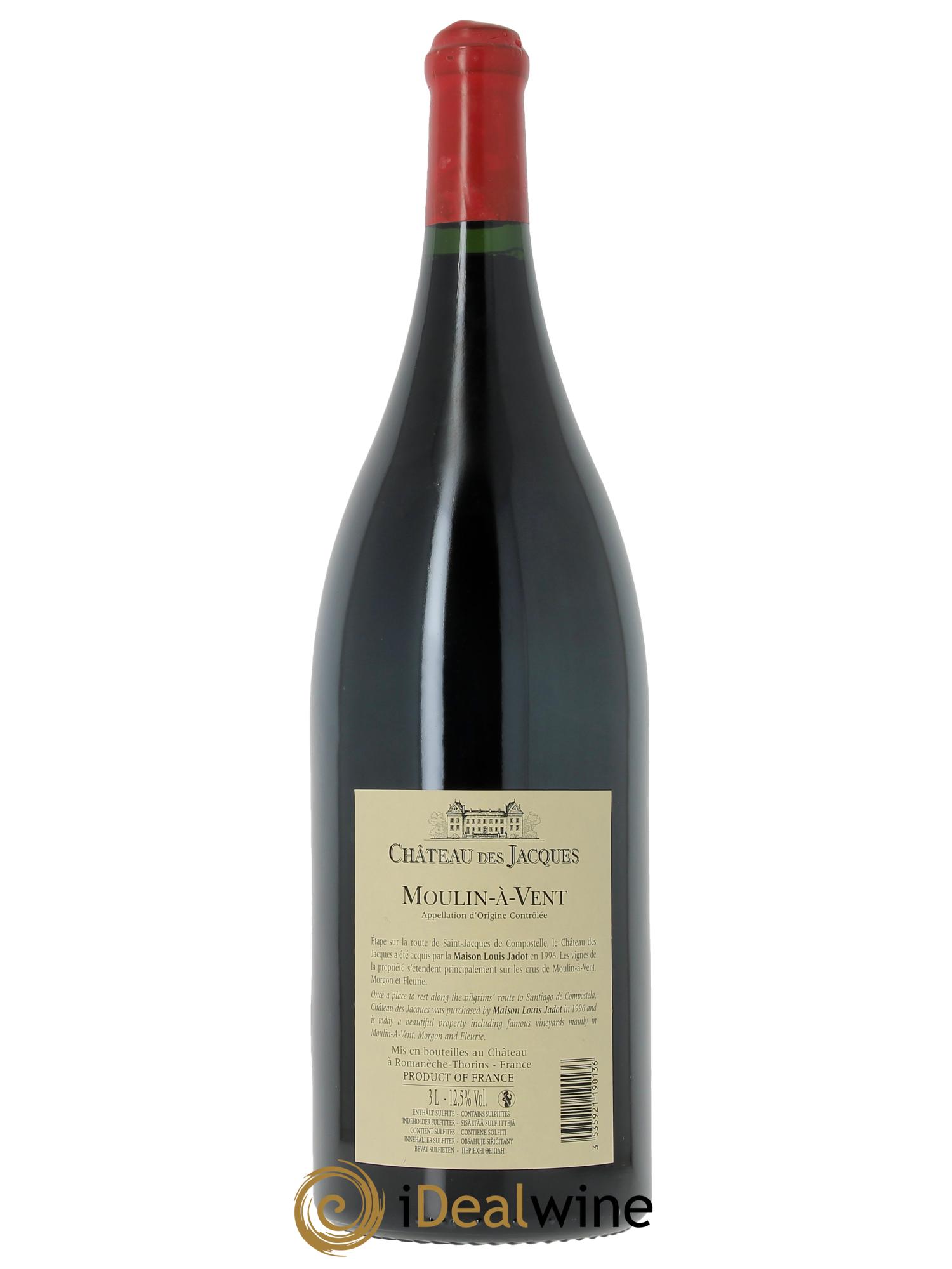 Moulin-à-Vent Château des Jacques  2021 - Lot of 1 double magnum - 2