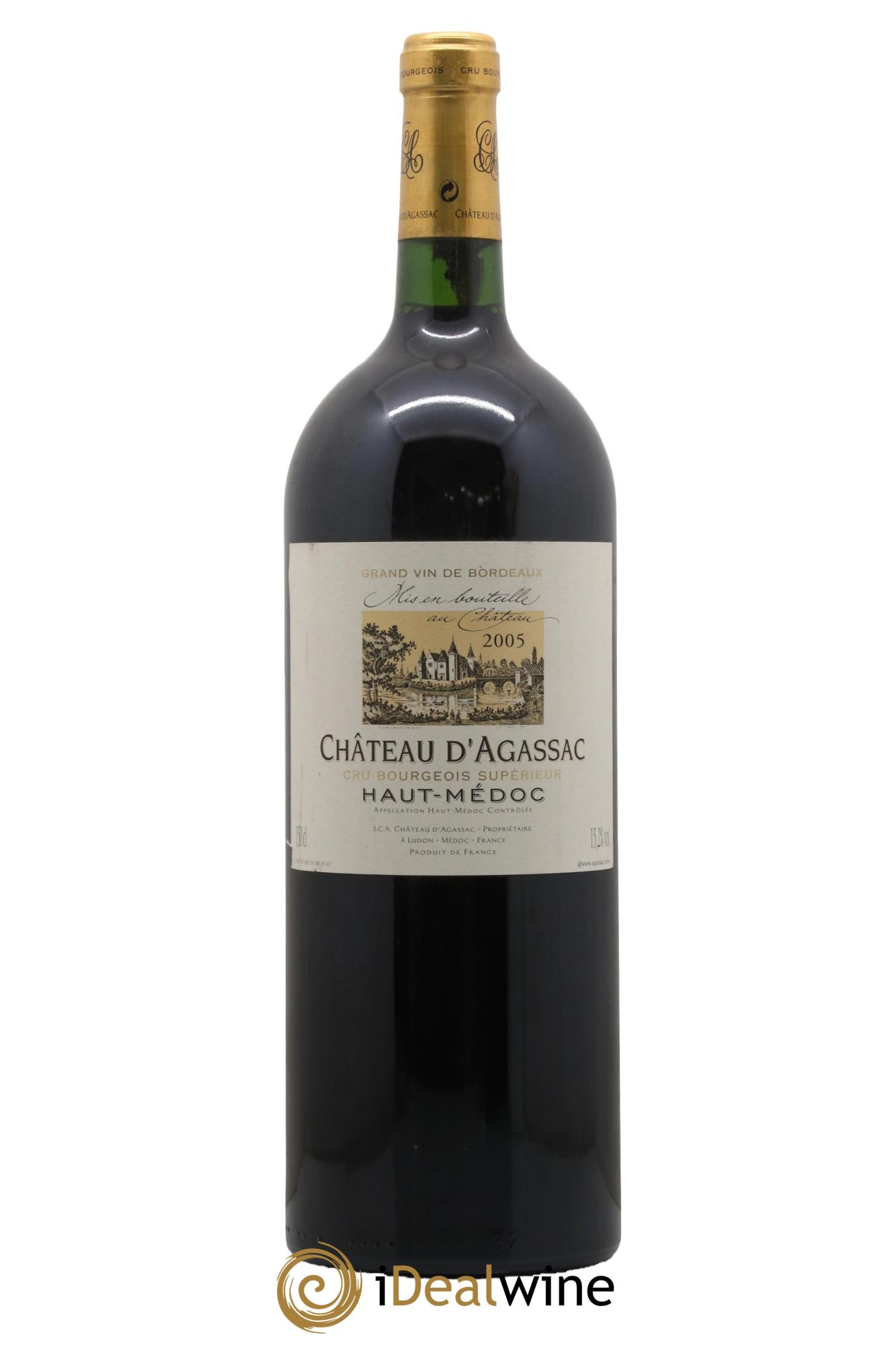 Château d' Agassac Cru Bourgeois 2005 - Lot de 1 magnum - 0