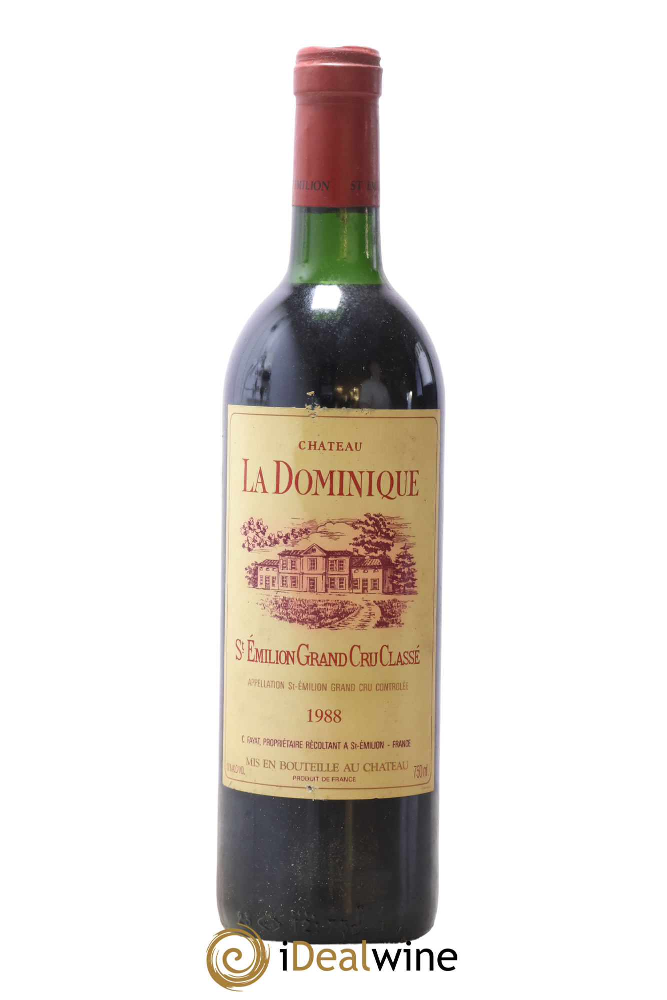 Château la Dominique Grand Cru Classé 1988 - Lot of 1 bottle - 0
