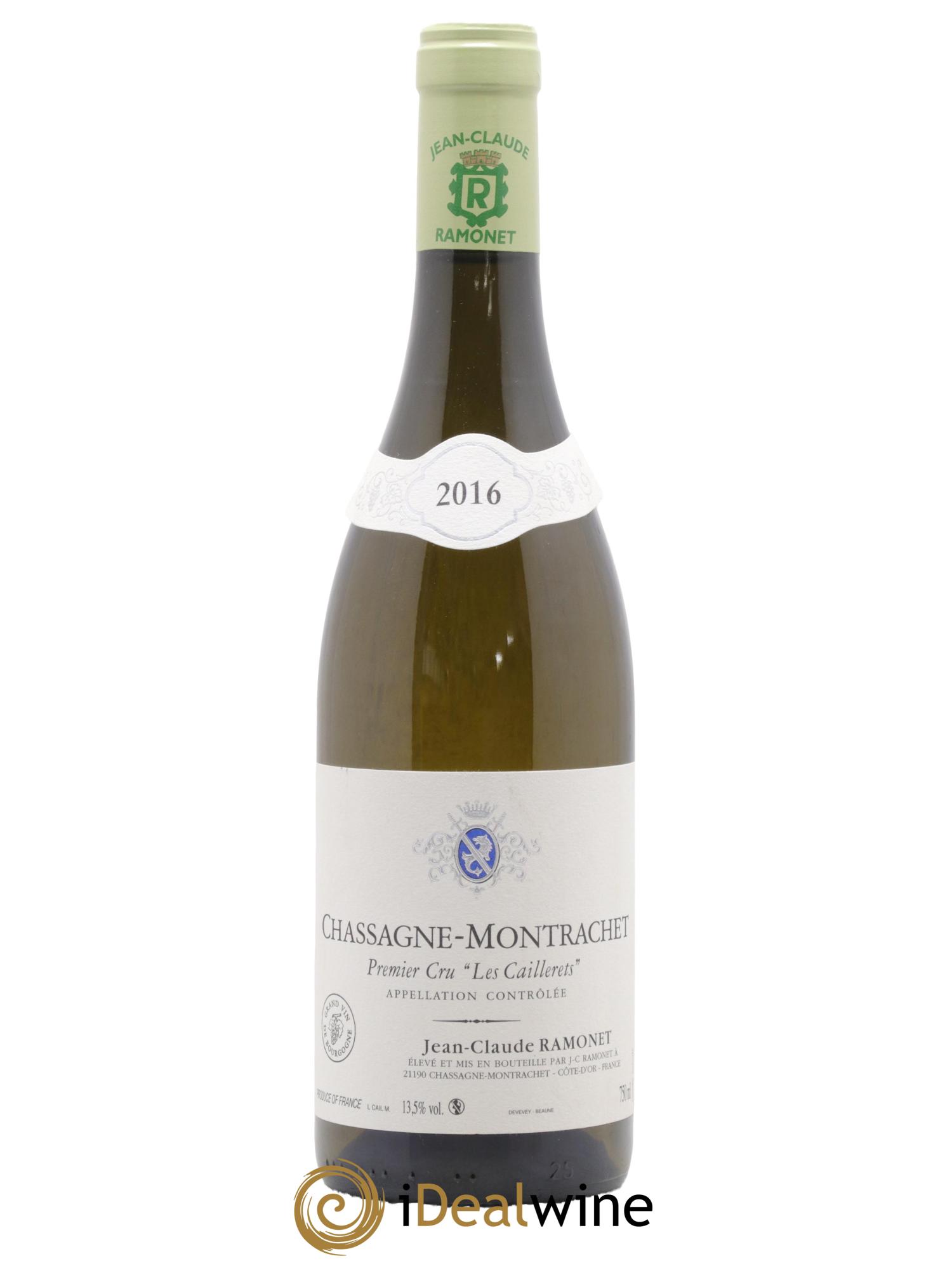 Chassagne-Montrachet 1er Cru Les Caillerets Ramonet (Domaine) 2016 - Lot de 1 bouteille - 0