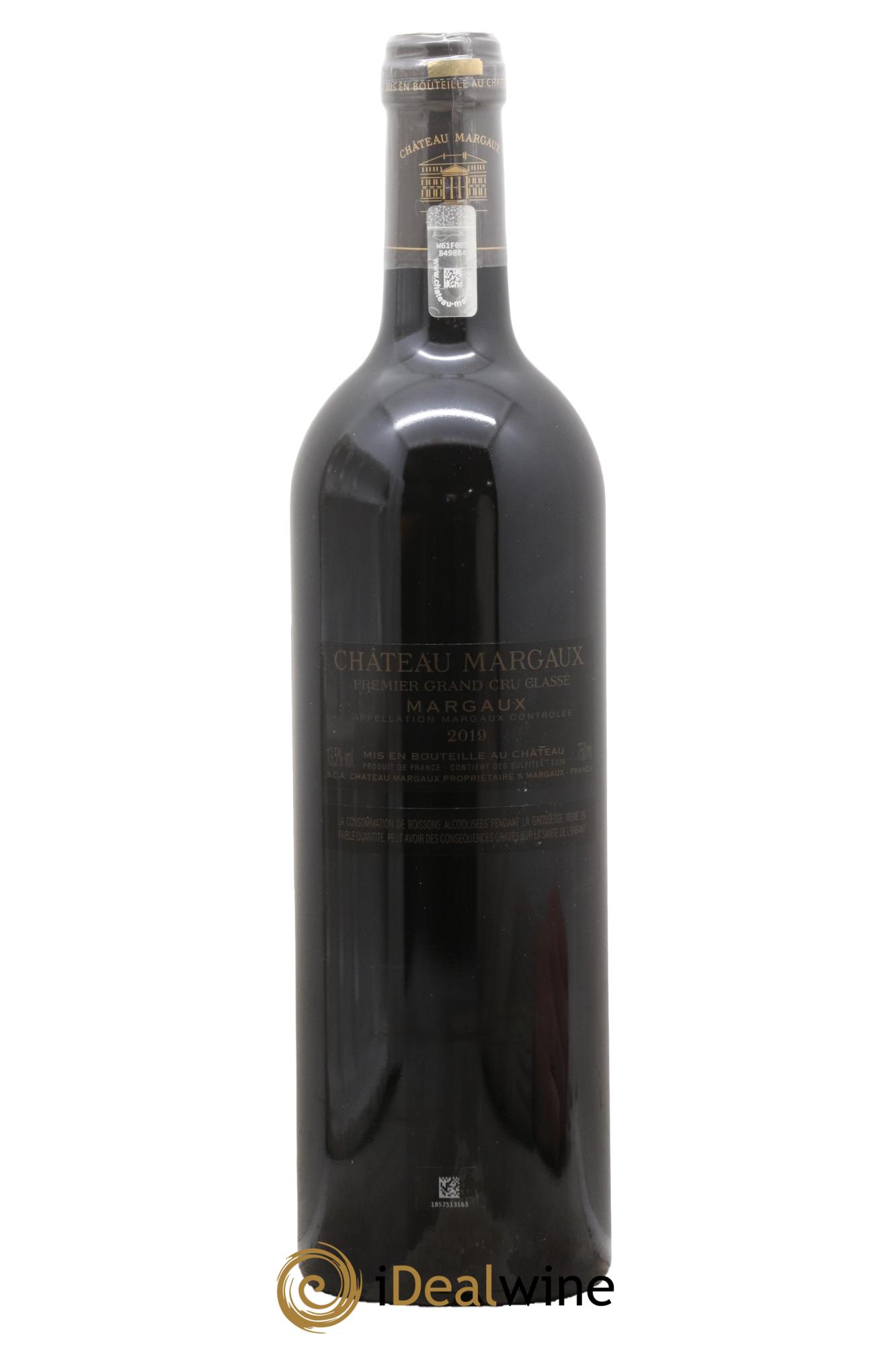 Château Margaux 1er Grand Cru Classé 2019 - Lot de 1 bouteille - 1