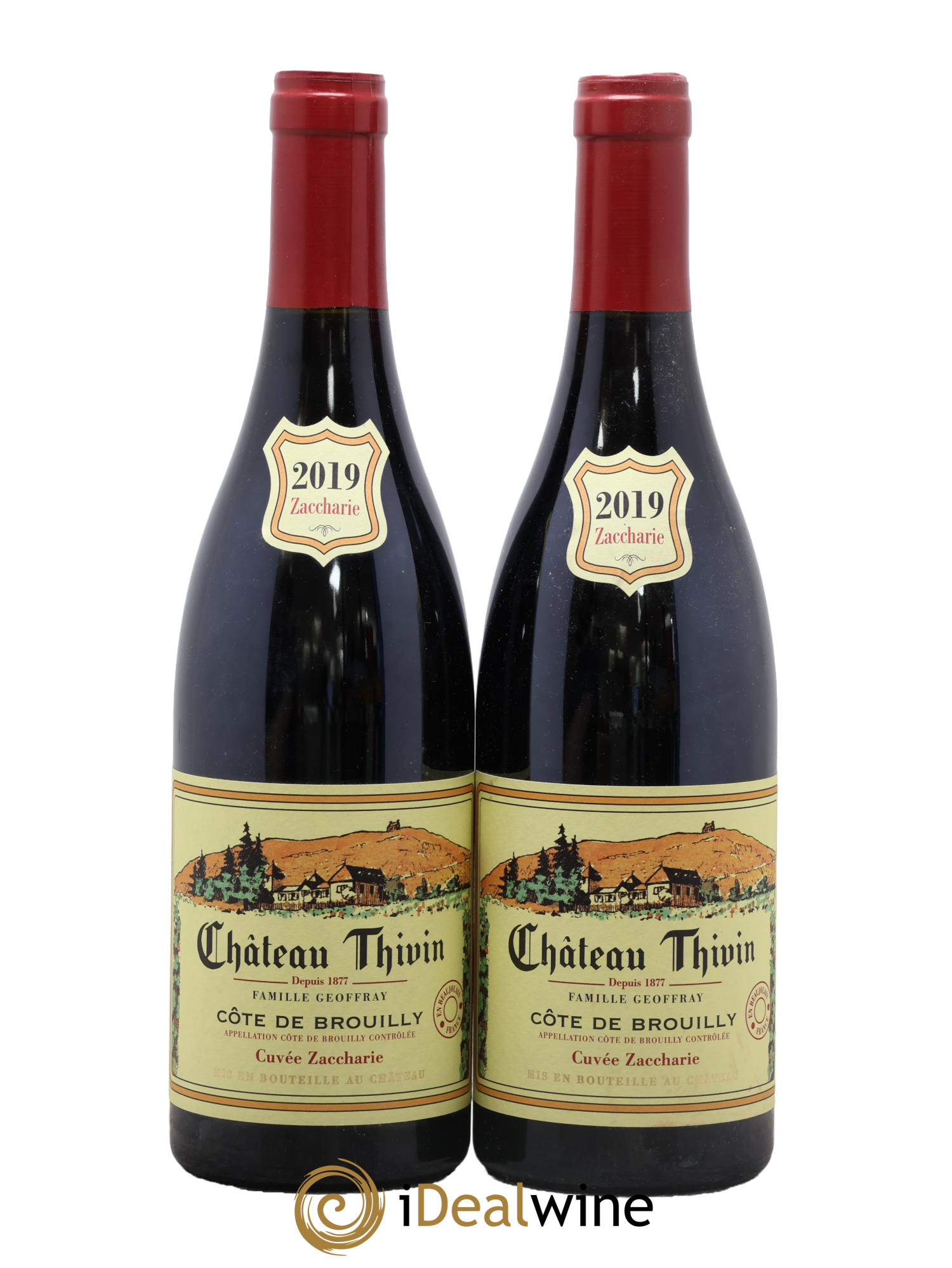 Côte de Brouilly Cuvée Zaccharie Château Thivin 2019 - Lot de 2 bouteilles - 0
