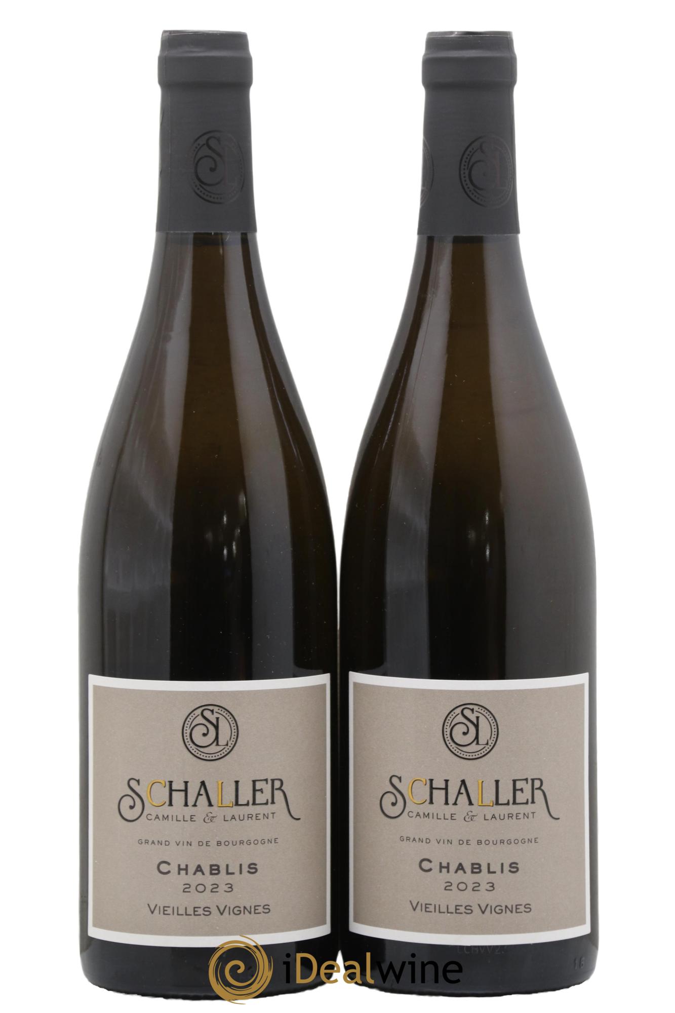 Chablis Vieilles Vignes Camille & Laurent Schaller 2023 - Lot de 2 bouteilles - 0