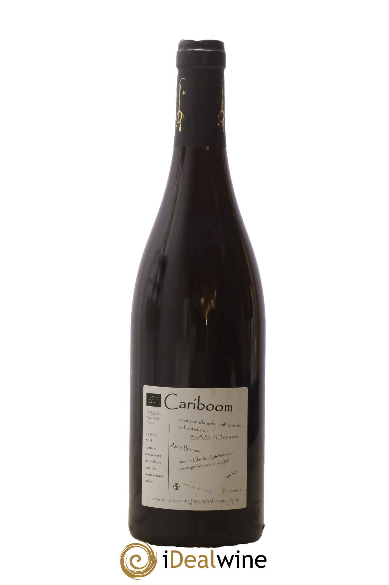 Vin de France Cariboom Domaine de l'Octavin Alice Bouvot 2020 - Lot of 1 bottle - 1