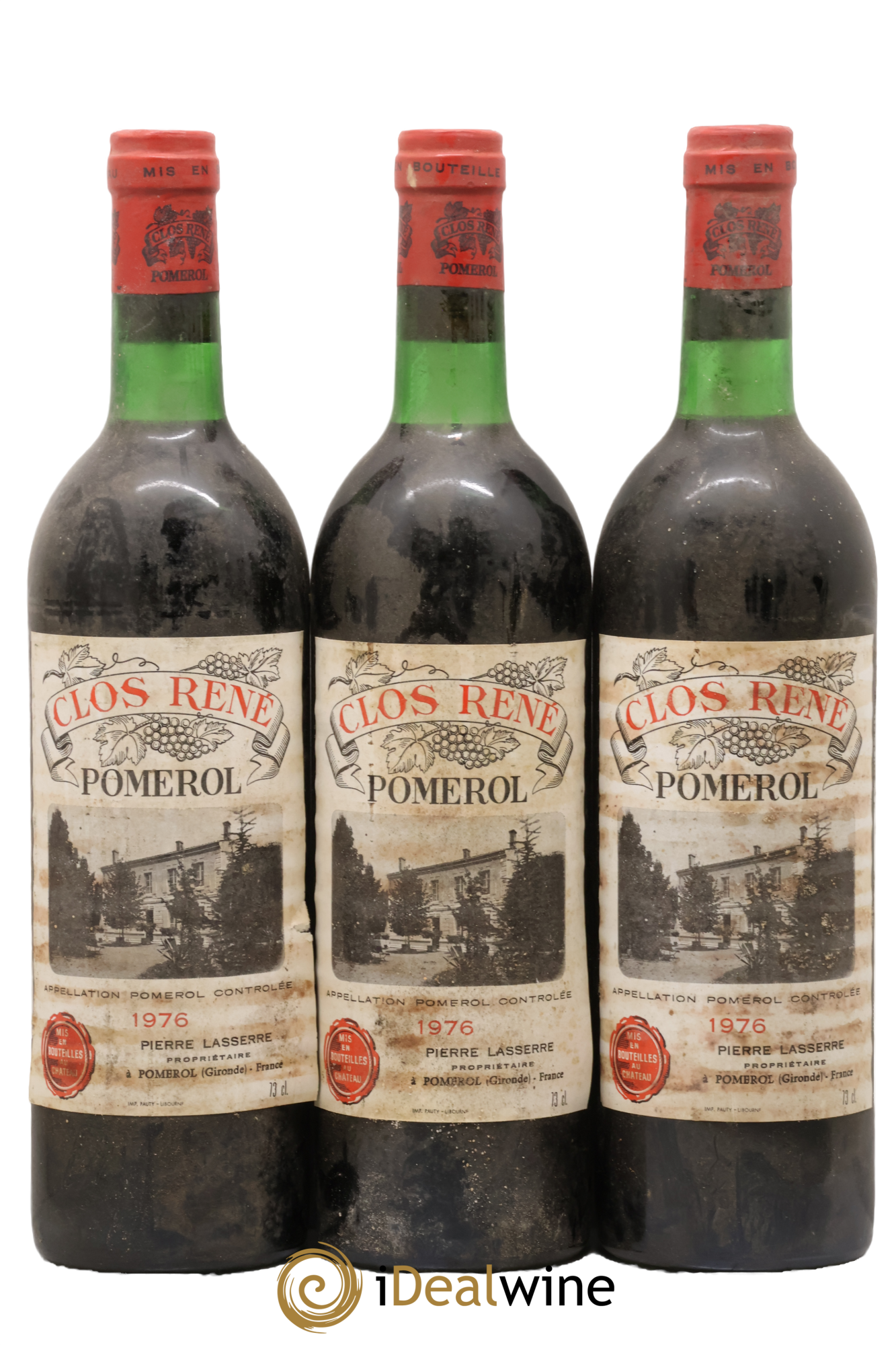 Clos René 1976 - Lot de 3 bouteilles - 0