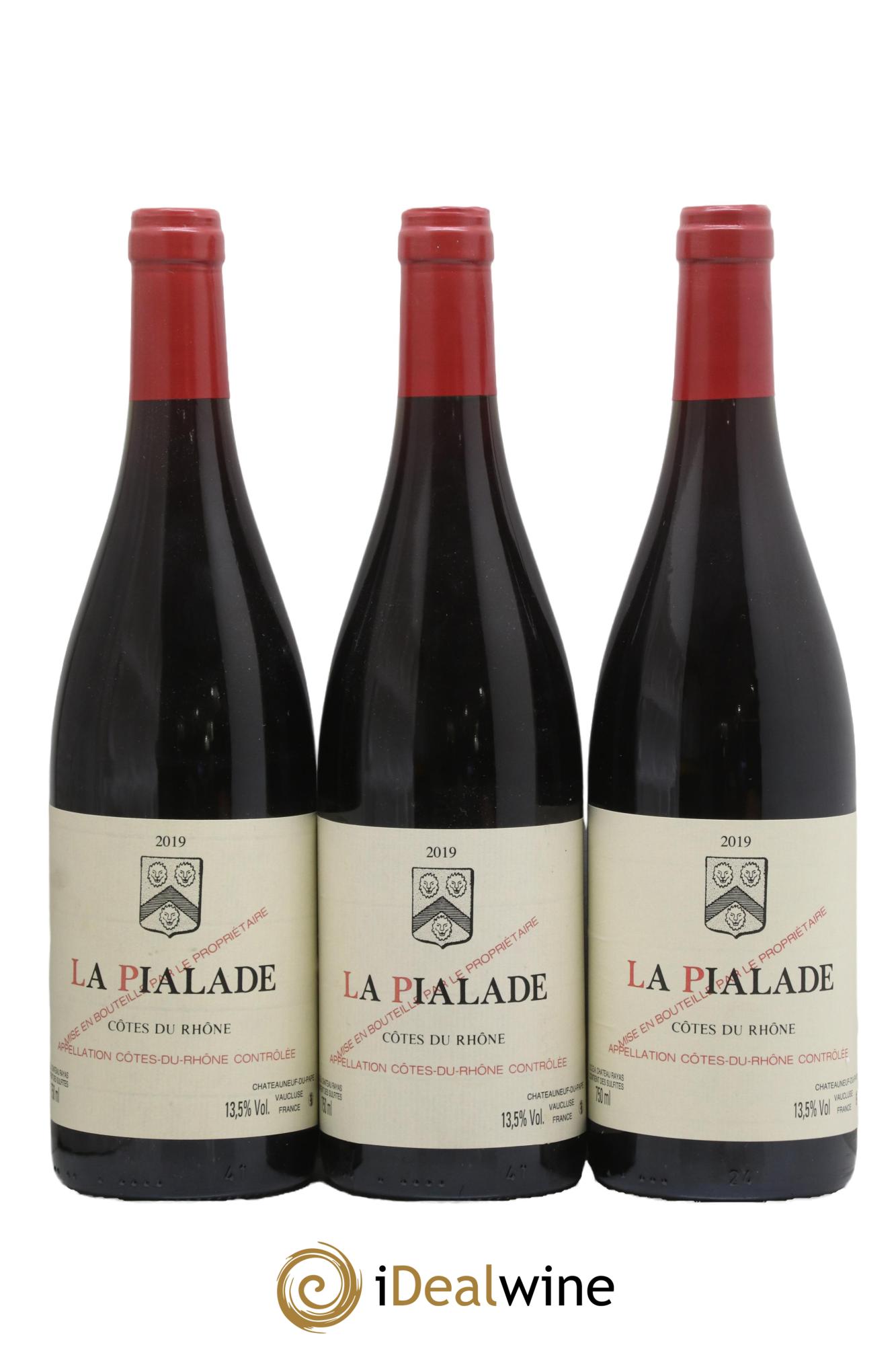 Côtes-du-Rhône La Pialade Emmanuel Reynaud 2019 - Lot de 3 bouteilles - 0