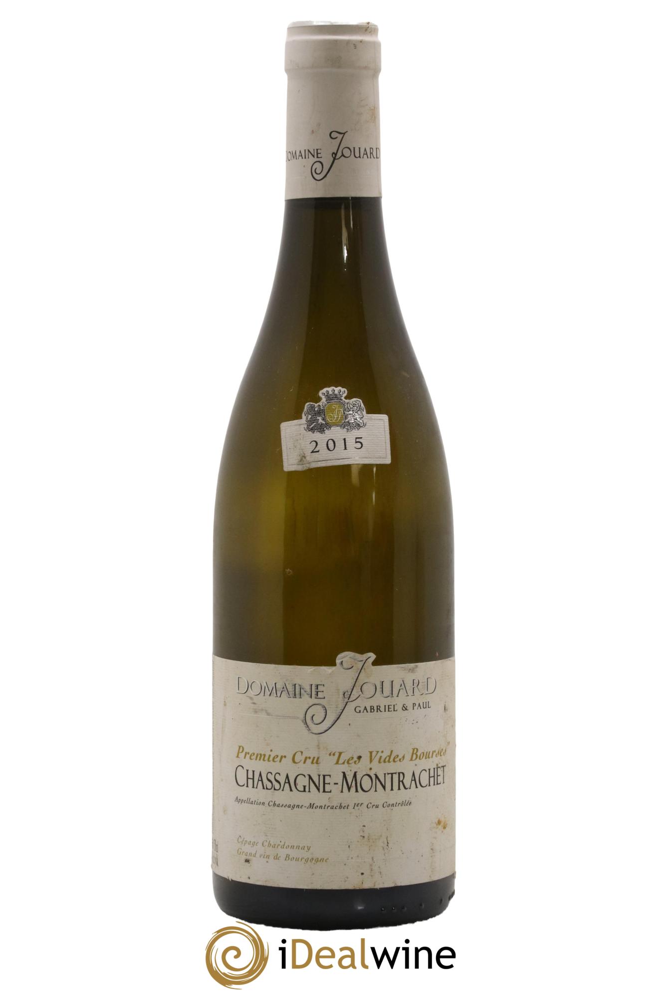 Chassagne-Montrachet 1er Cru Les Vides Bourses Gabriel et Paul Jouard 2015 - Lot of 1 bottle - 0