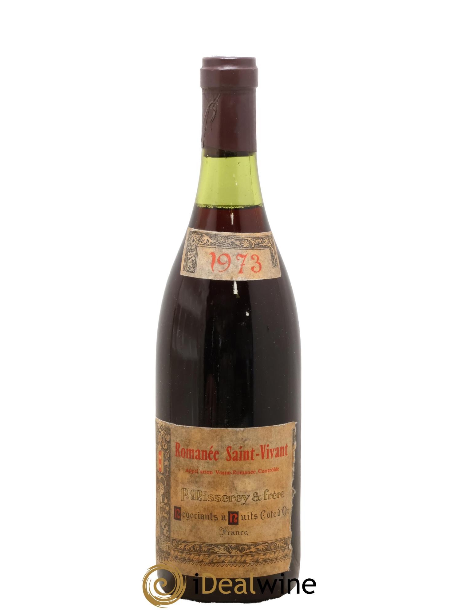 Romanée-Saint-Vivant Grand Cru Domaine Misserey & Frères 1973 - Lot de 1 bouteille - 0
