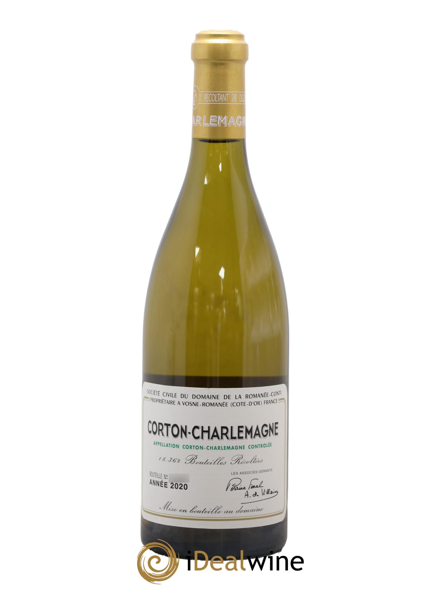 Corton-Charlemagne Grand Cru Domaine de la Romanée-Conti 2020 - Posten von 1 Flasche - 0