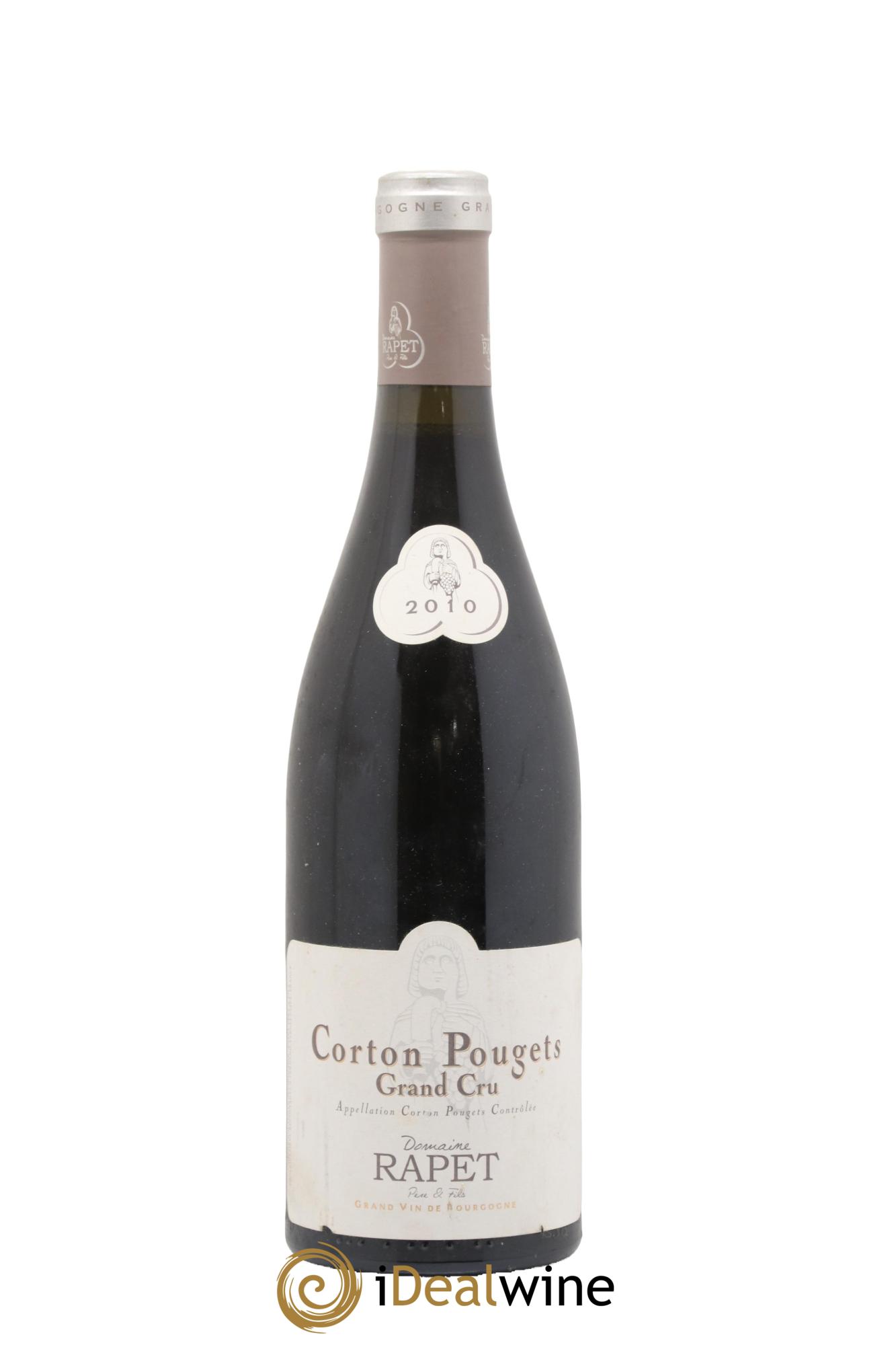 Corton Grand Cru Pougets Rapet Père & Fils 2010 - Posten von 1 Flasche - 0