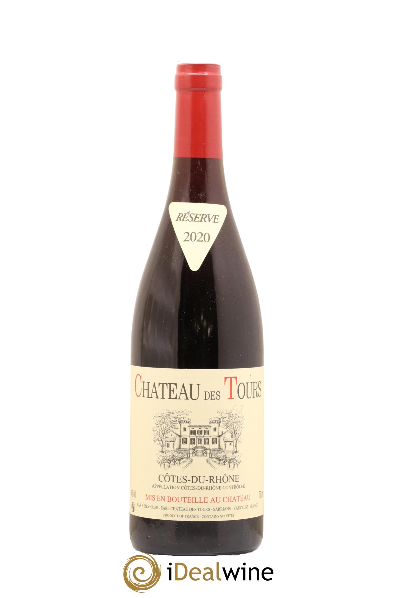 Côtes-du-Rhône Château des Tours Emmanuel Reynaud 2020 - Lot de 1 bouteille - 0
