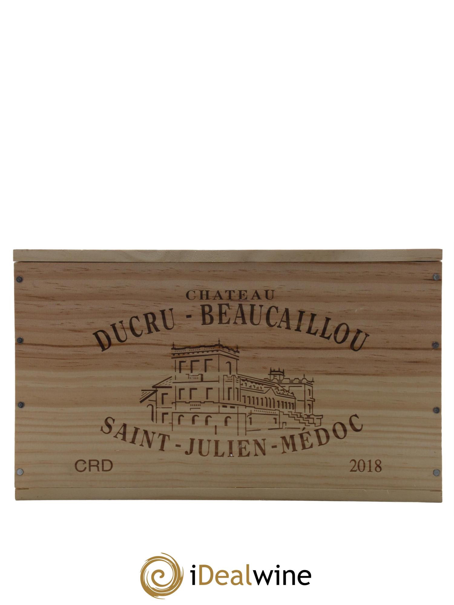 Château Ducru Beaucaillou 2ème Grand Cru Classé 2018 - Lot de 6 bouteilles - 1