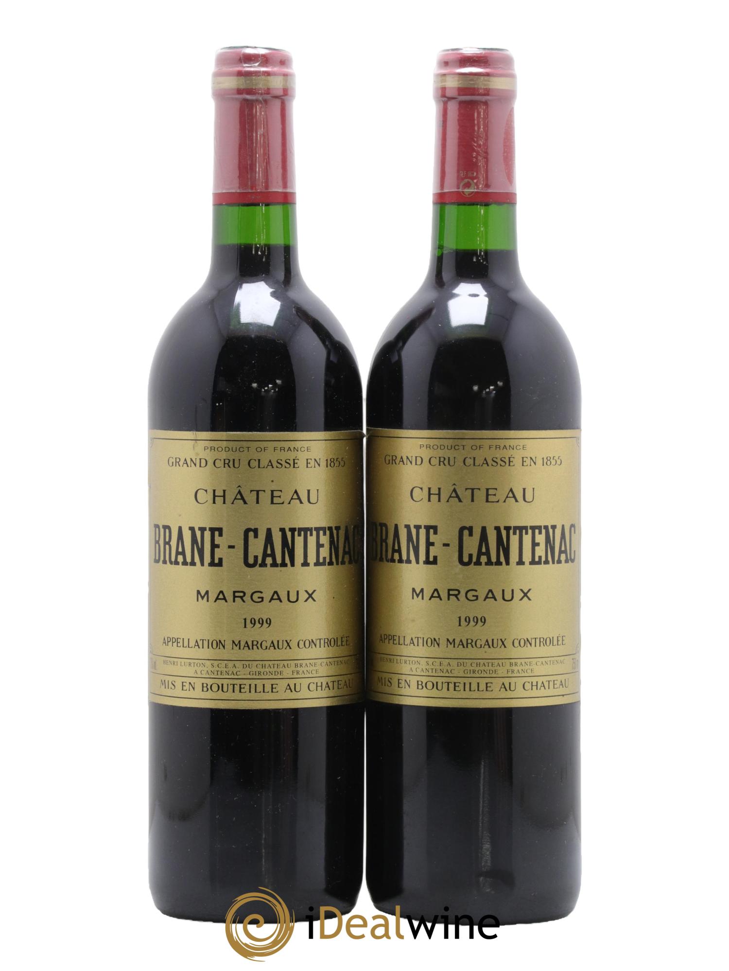 Château Brane Cantenac 2ème Grand Cru Classé 1999 - Lot de 2 bouteilles - 0