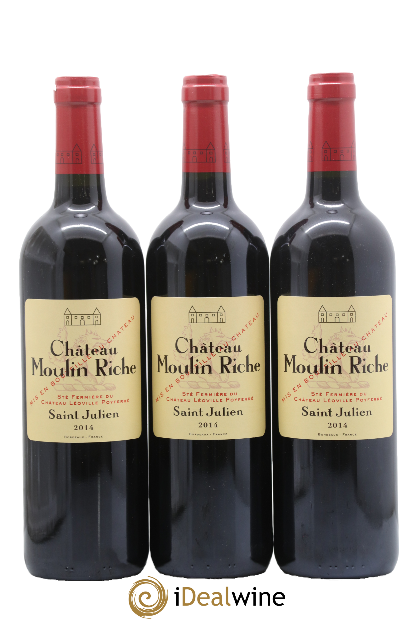 Château Moulin Riche 2014 - Posten von 3 Flaschen - 0