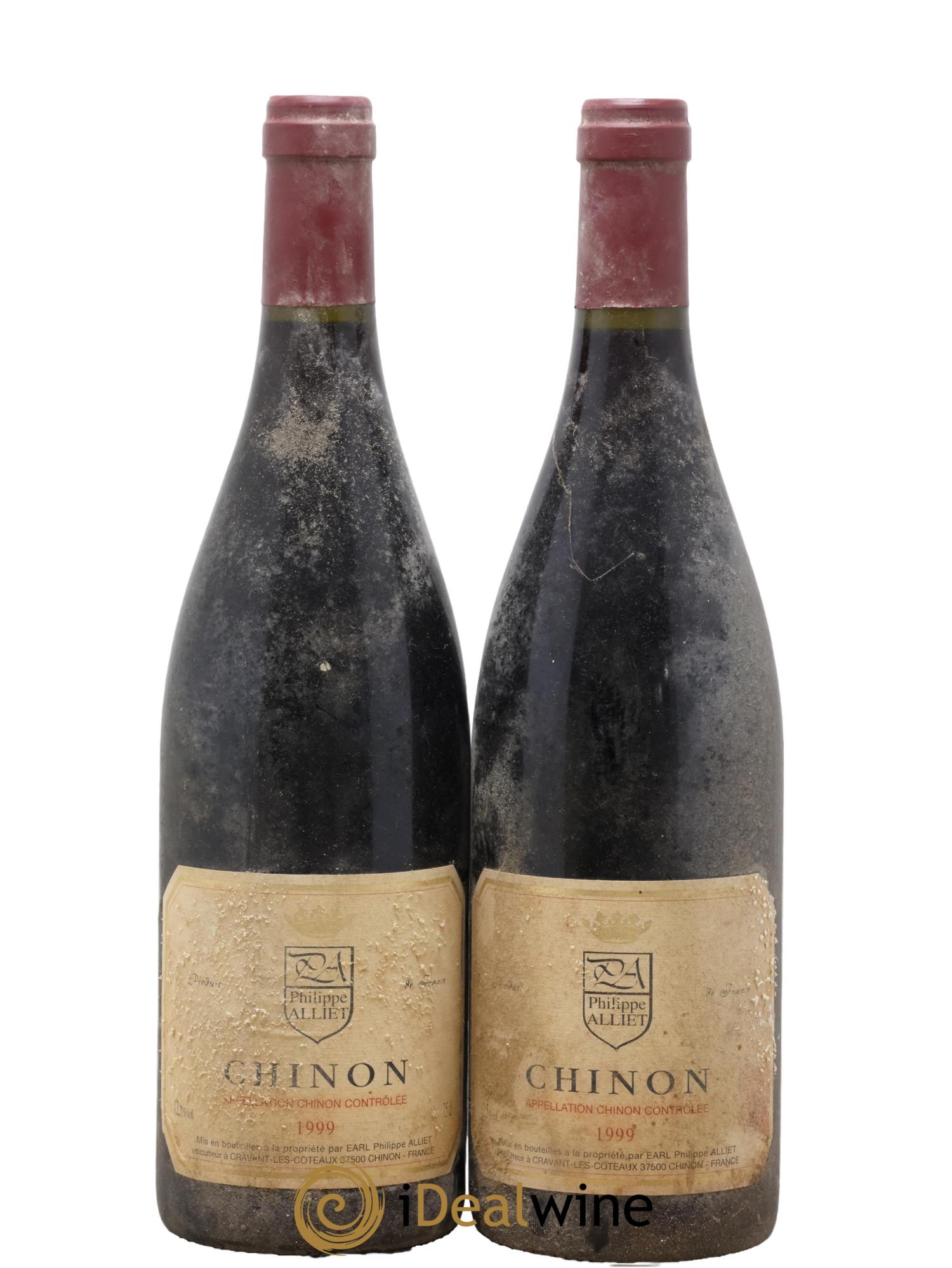Chinon Philippe Alliet 1999 - Lot de 2 bouteilles - 0