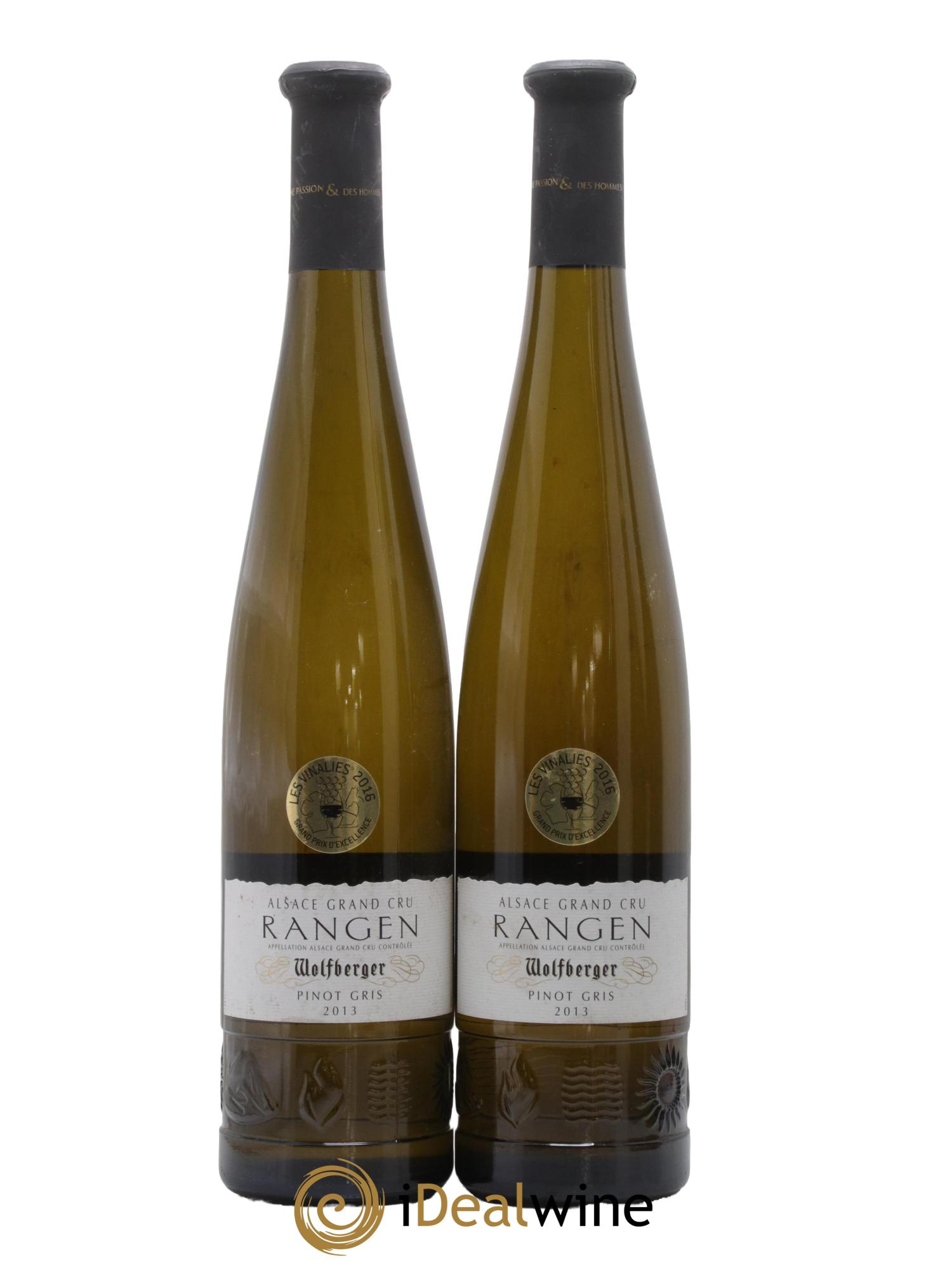 Alsace Grand Cru Rangen Pinot Gris Wolfberger 2013 - Lot of 2 bottles - 0
