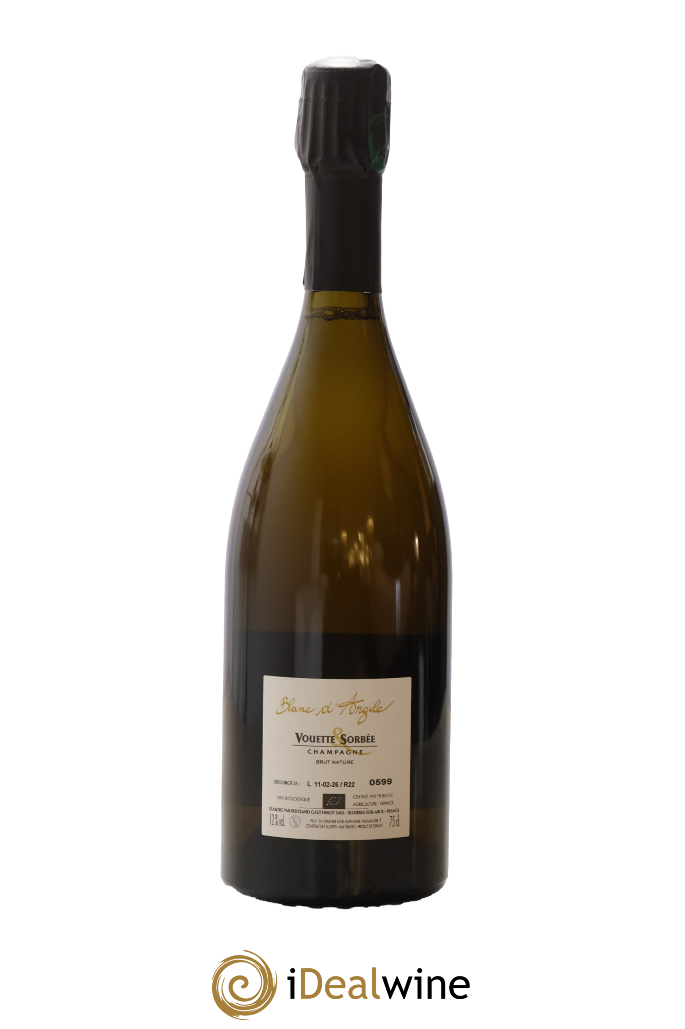 Blanc d'Argile Vouette et Sorbée 2022 - Posten von 1 Flasche - 1