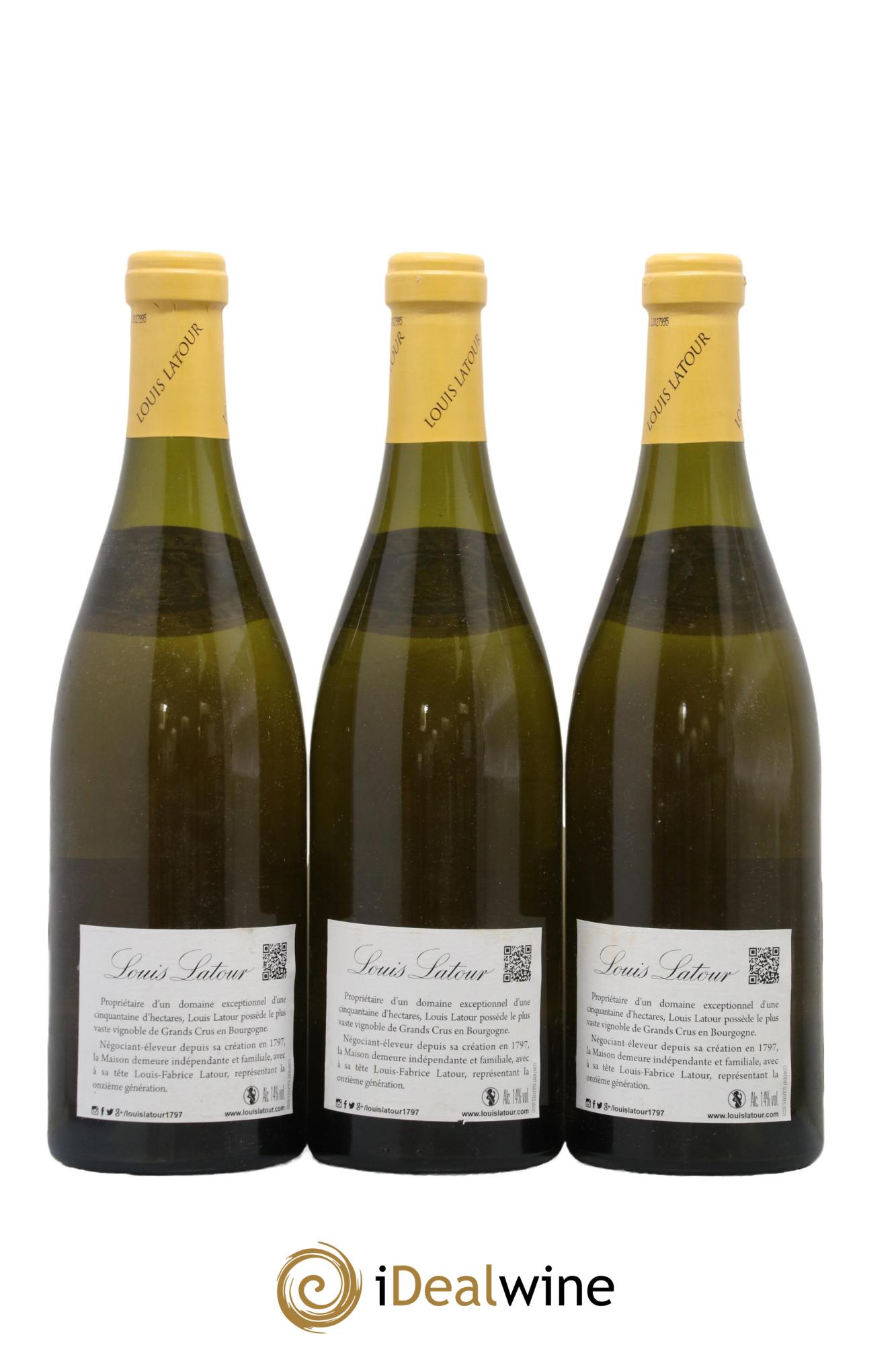 Corton-Charlemagne Grand Cru Louis Latour 2016 - Lot of 3 bottles - 1