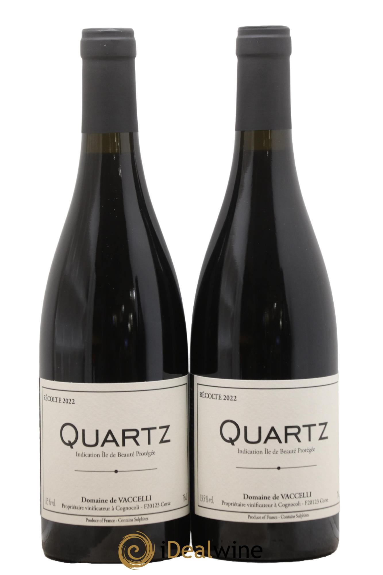 IGP Ile de Beauté Quartz Vaccelli Quartz Vaccelli 2022 - Posten von 2 Flaschen - 0