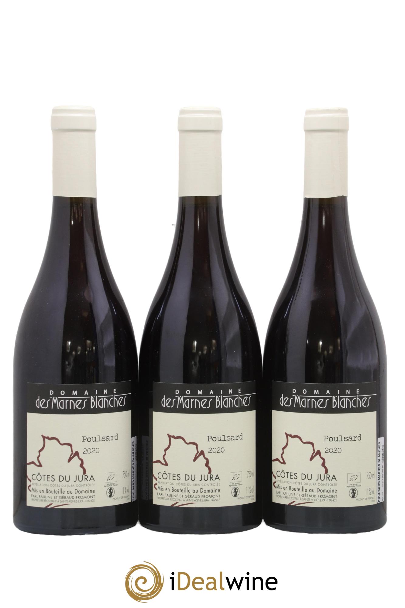 Côtes du Jura Poulsard Marnes Blanches (Domaine des) 2020 - Posten von 3 Flaschen - 0