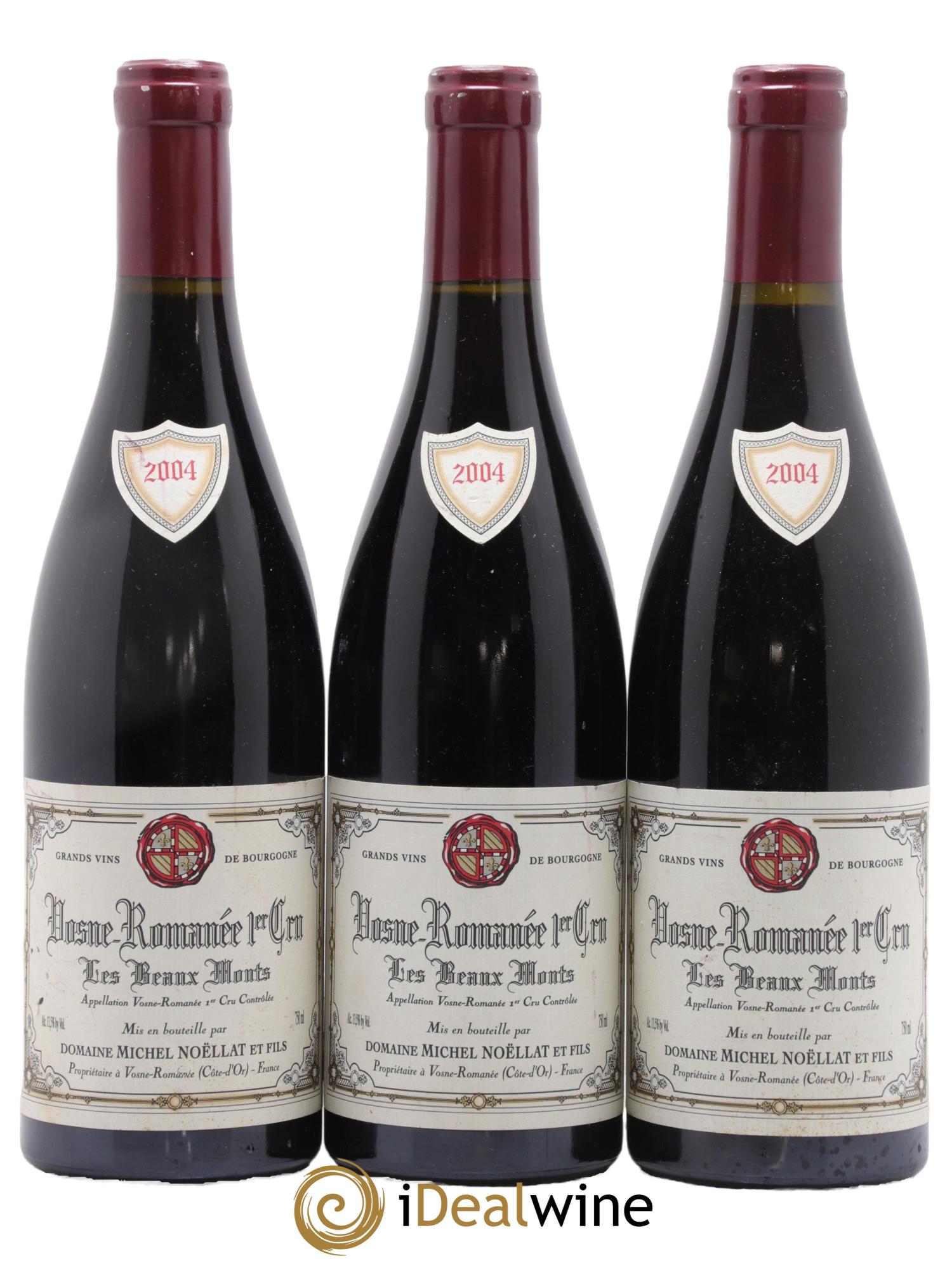 Vosne-Romanée 1er Cru Les Beaux Monts Michel Noëllat et Fils (Domaine) 2004 - Lot de 3 bouteilles - 0
