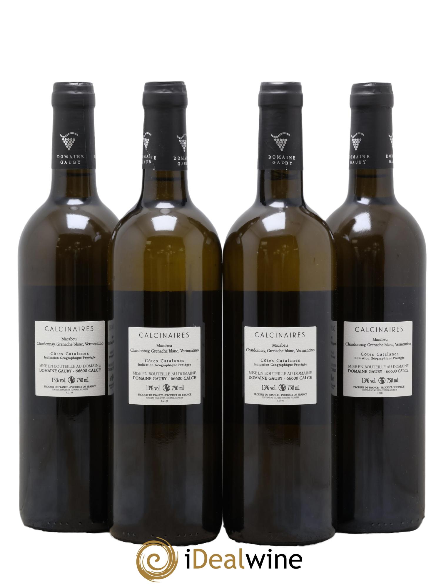 IGP Côtes Catalanes Les Calcinaires Gauby (Domaine) 2021 - Lot de 4 bouteilles - 1
