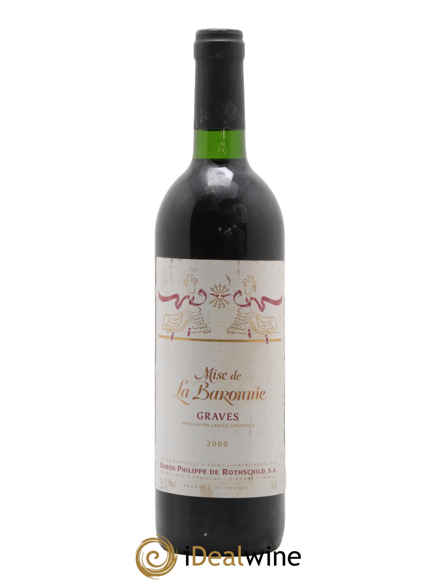 Graves Mise de la Baronnie 2000 - Lot de 1 bouteille - 0