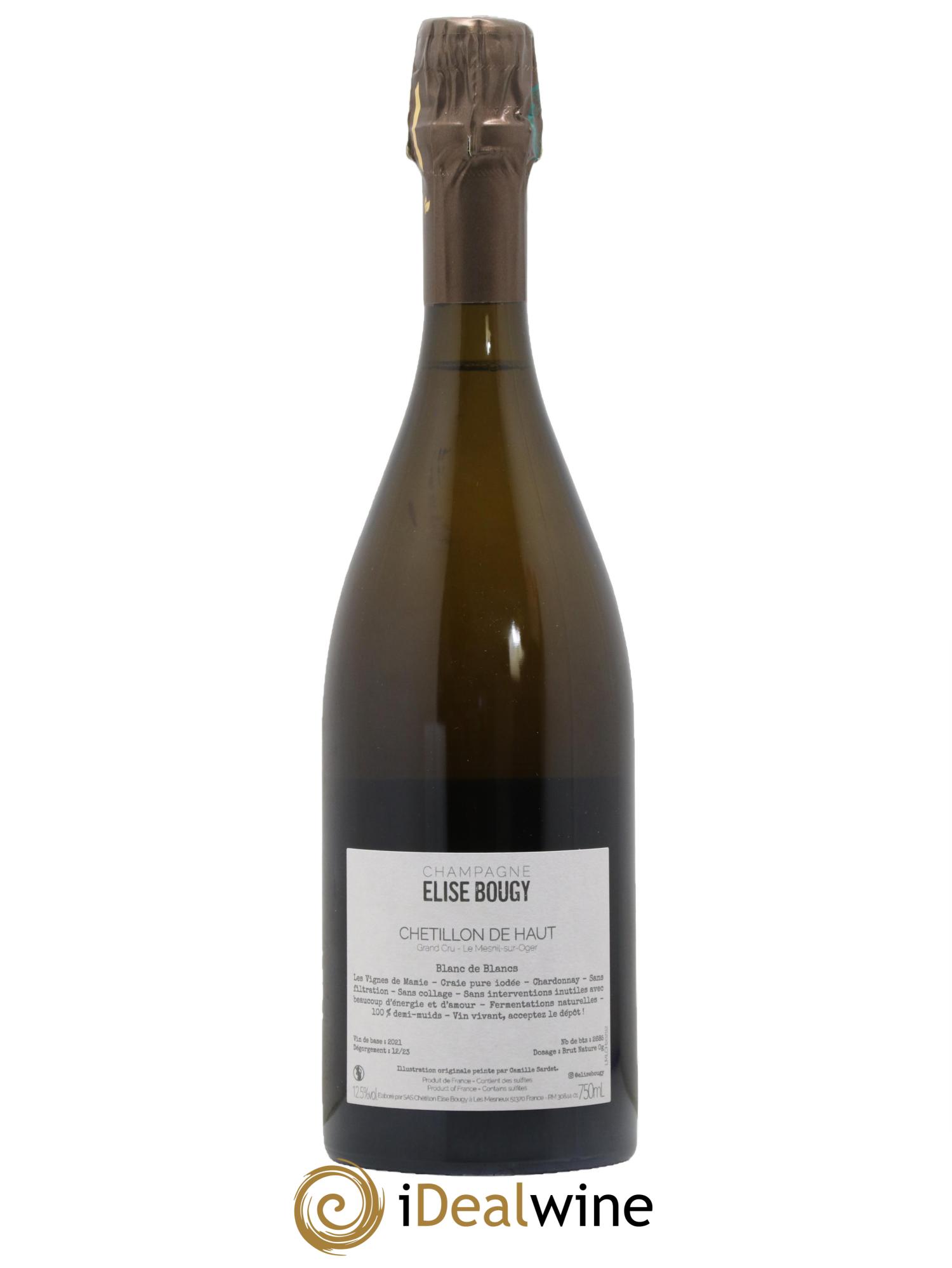 Lemon　ELISE BOUGY Chetillon de Haut Champagne Elise Bougy, Chétillon de Haut, Magnum – lesbulles.wine