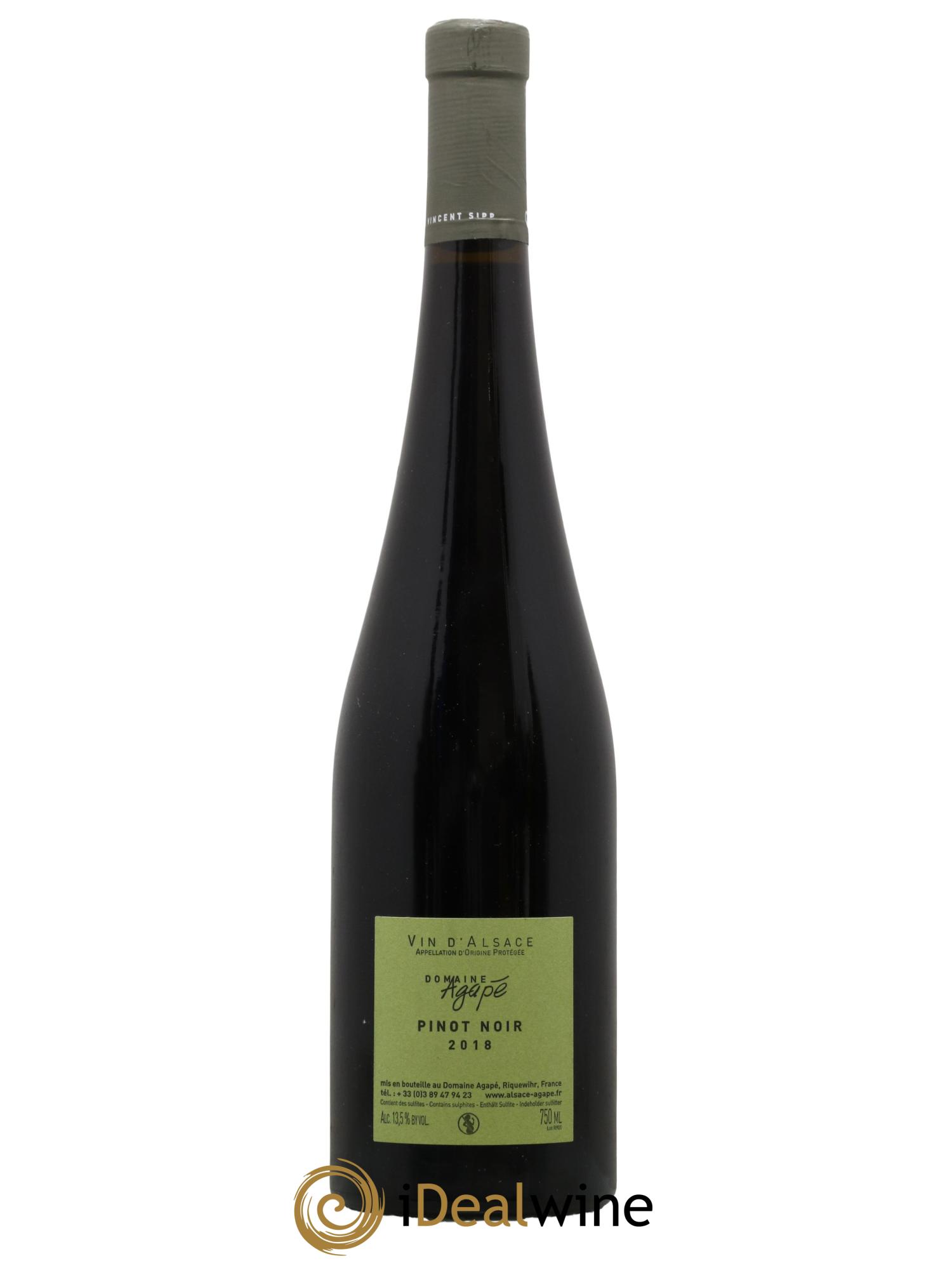 Alsace Pinot Noir Expression Domaine Agape 2018 - Lot de 1 bouteille - 1