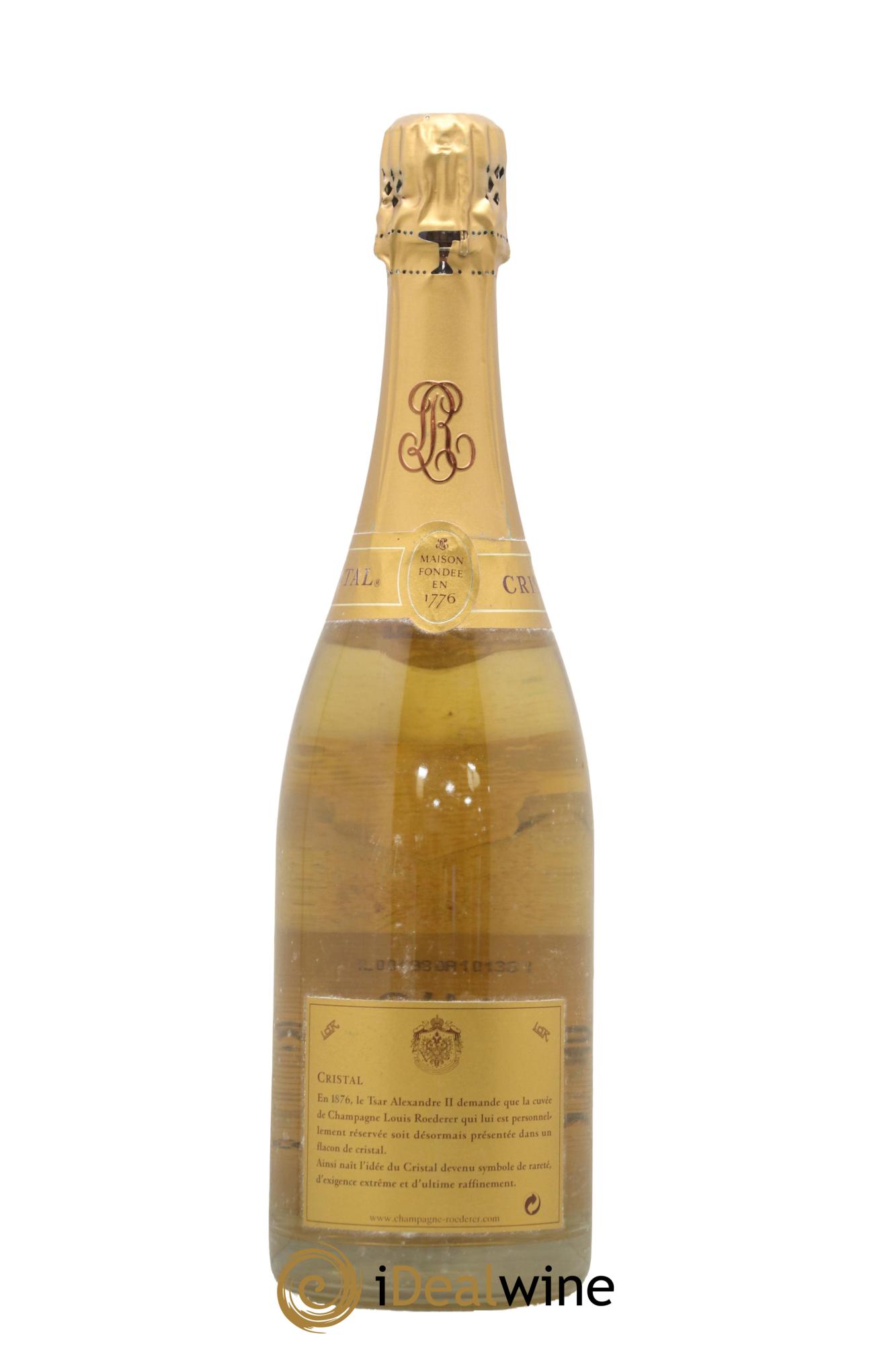 Cristal Louis Roederer 1996 - Lot de 1 bouteille - 1