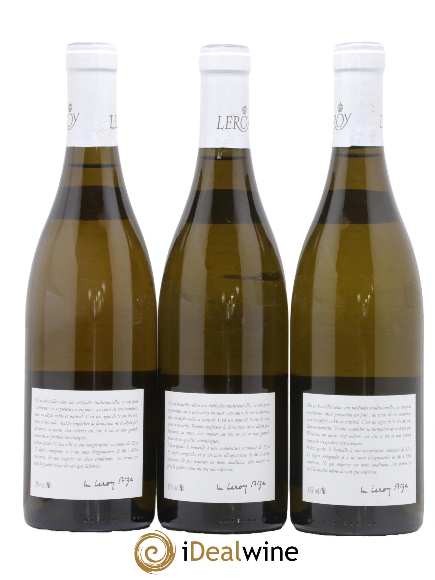 Puligny-Montrachet 1er Cru La Garenne Leroy SA 2010 - Lotto di 3 bottiglie - 1