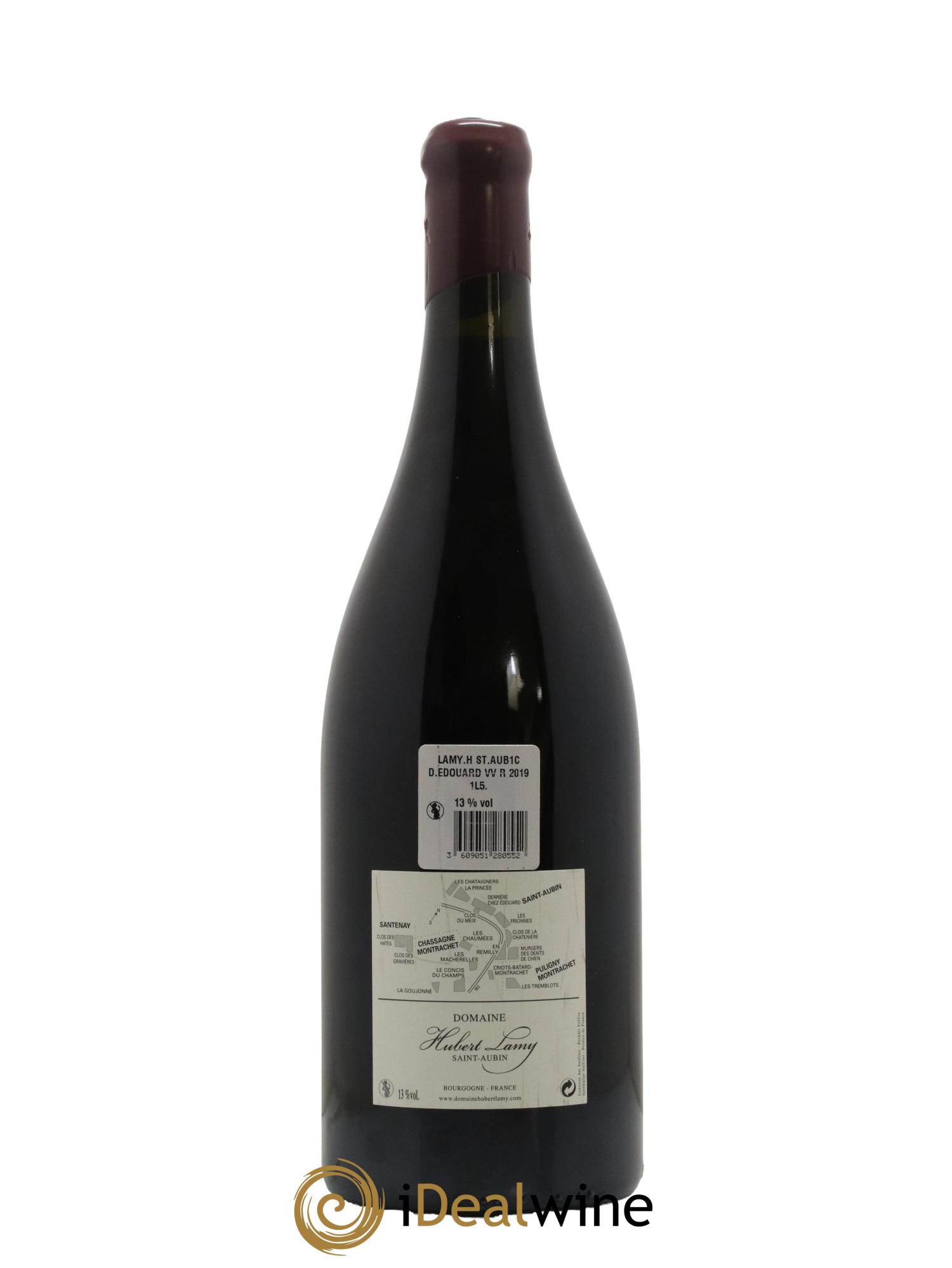 Saint-Aubin 1er Cru Derrière chez Edouard Vieilles Vignes Hubert Lamy 2019 - Lot de 1 magnum - 1
