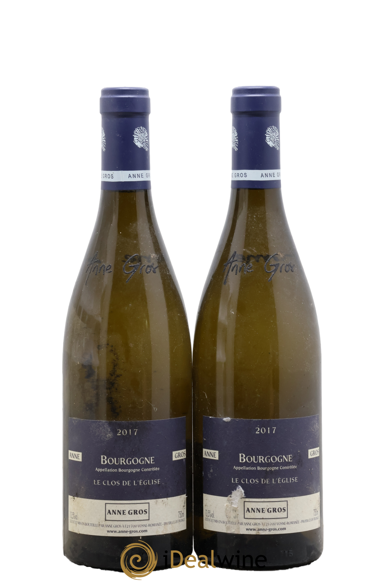 Bourgogne Le Clos de l'Eglise Anne Gros 2017 - Lot de 2 bouteilles - 0