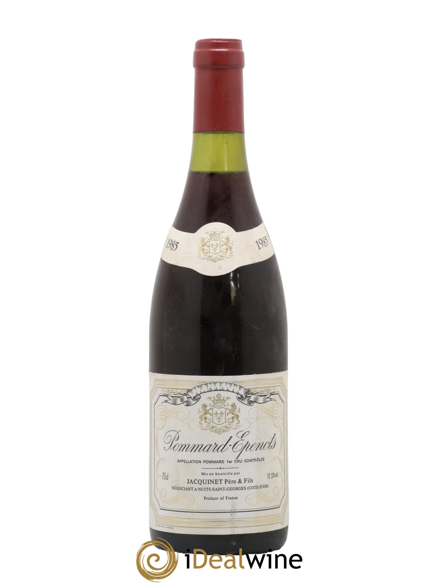 Pommard Epenots Domaine Jacquinet 1985 - Lot de 1 bouteille - 0