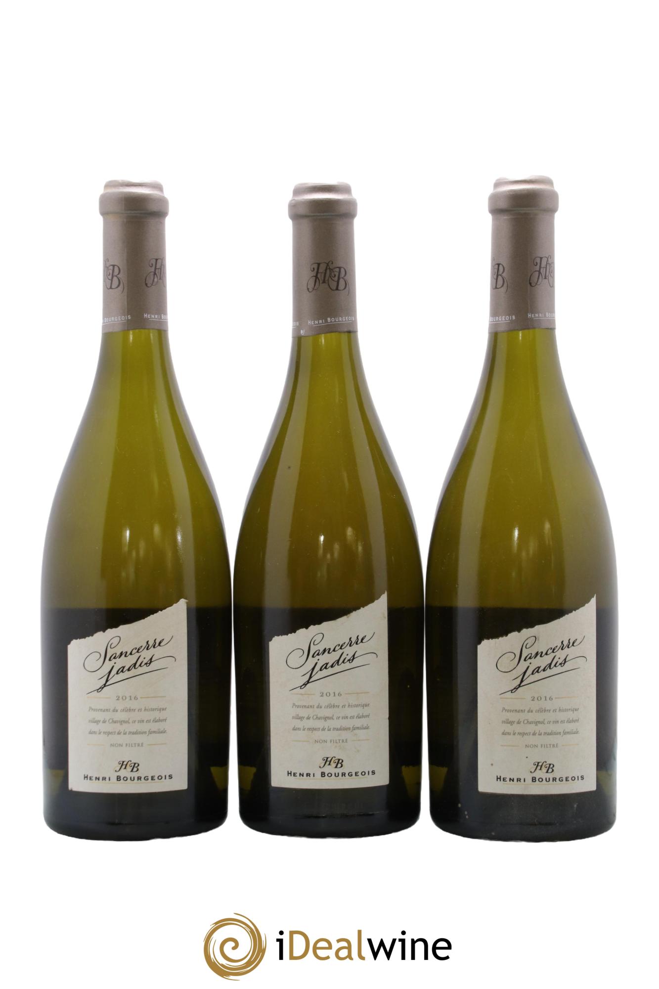 Sancerre Jadis Henri Bourgeois 2016 - Lot de 3 bouteilles - 0