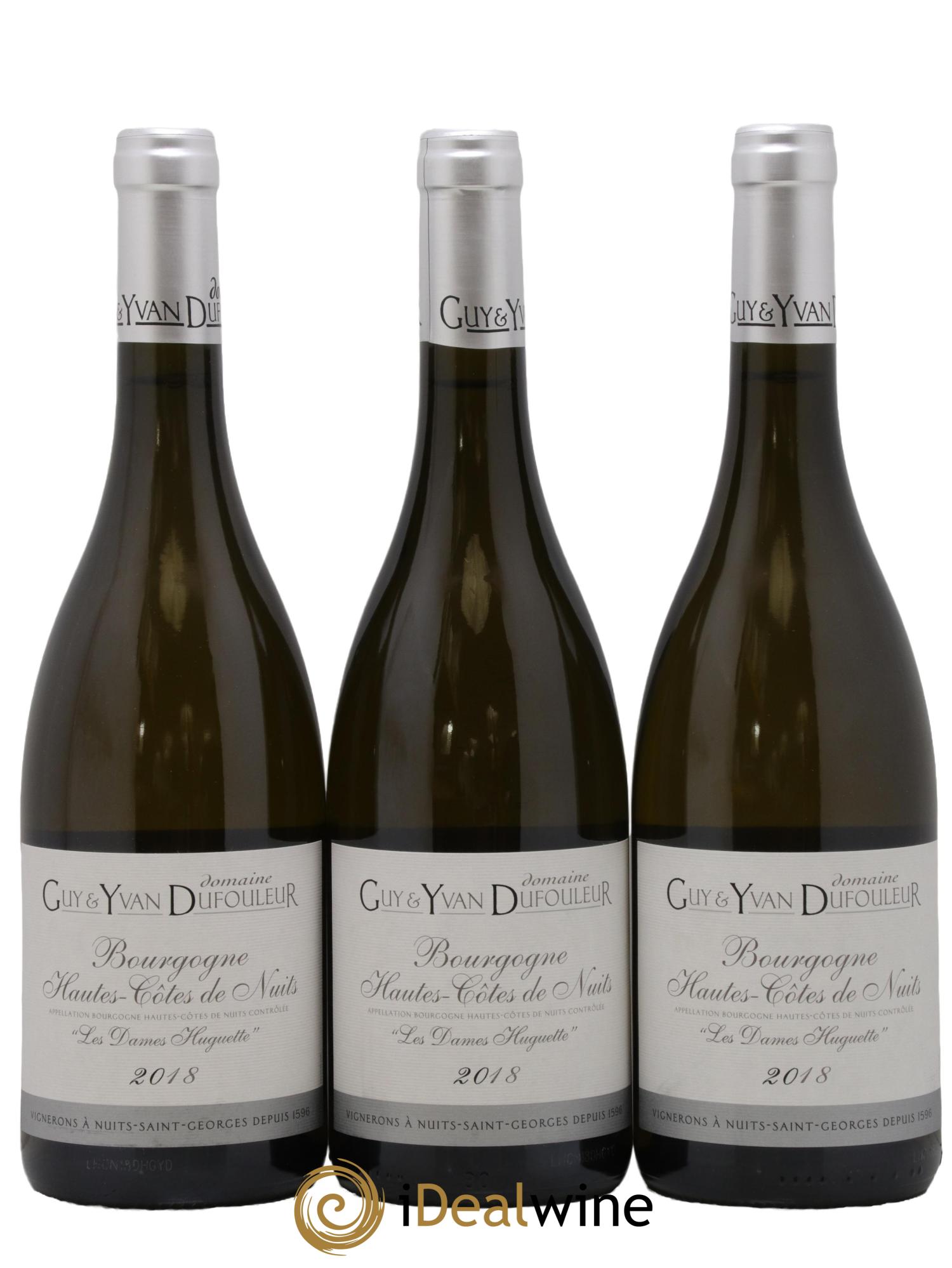 Hautes-Côtes de Nuits Dames Huguette Domaine Dufouleur 2018 - Lot de 3 bouteilles - 0