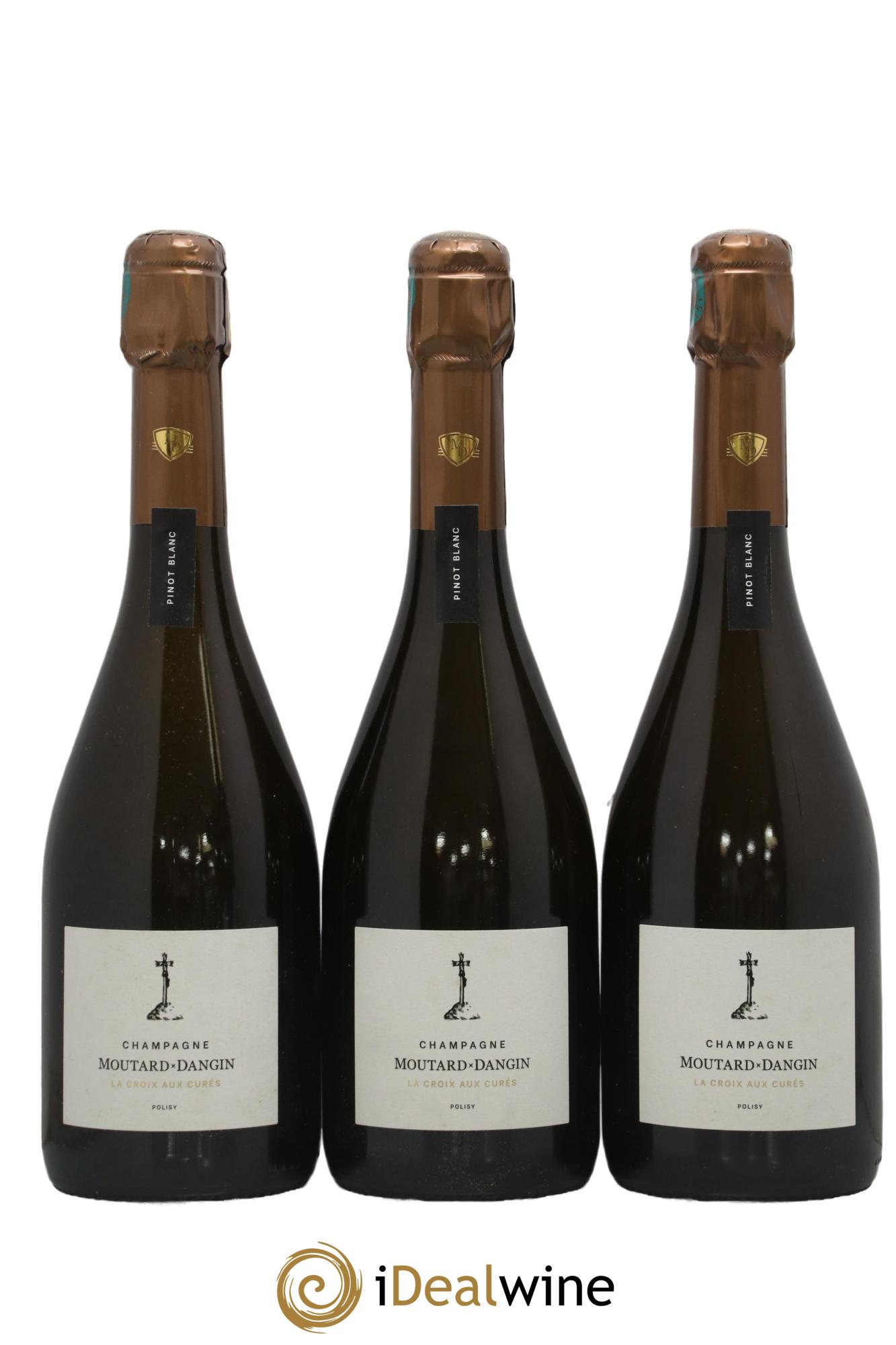 Champagne La Croix Aux Curés Moutard-Dangin - Lot de 3 bouteilles - 0