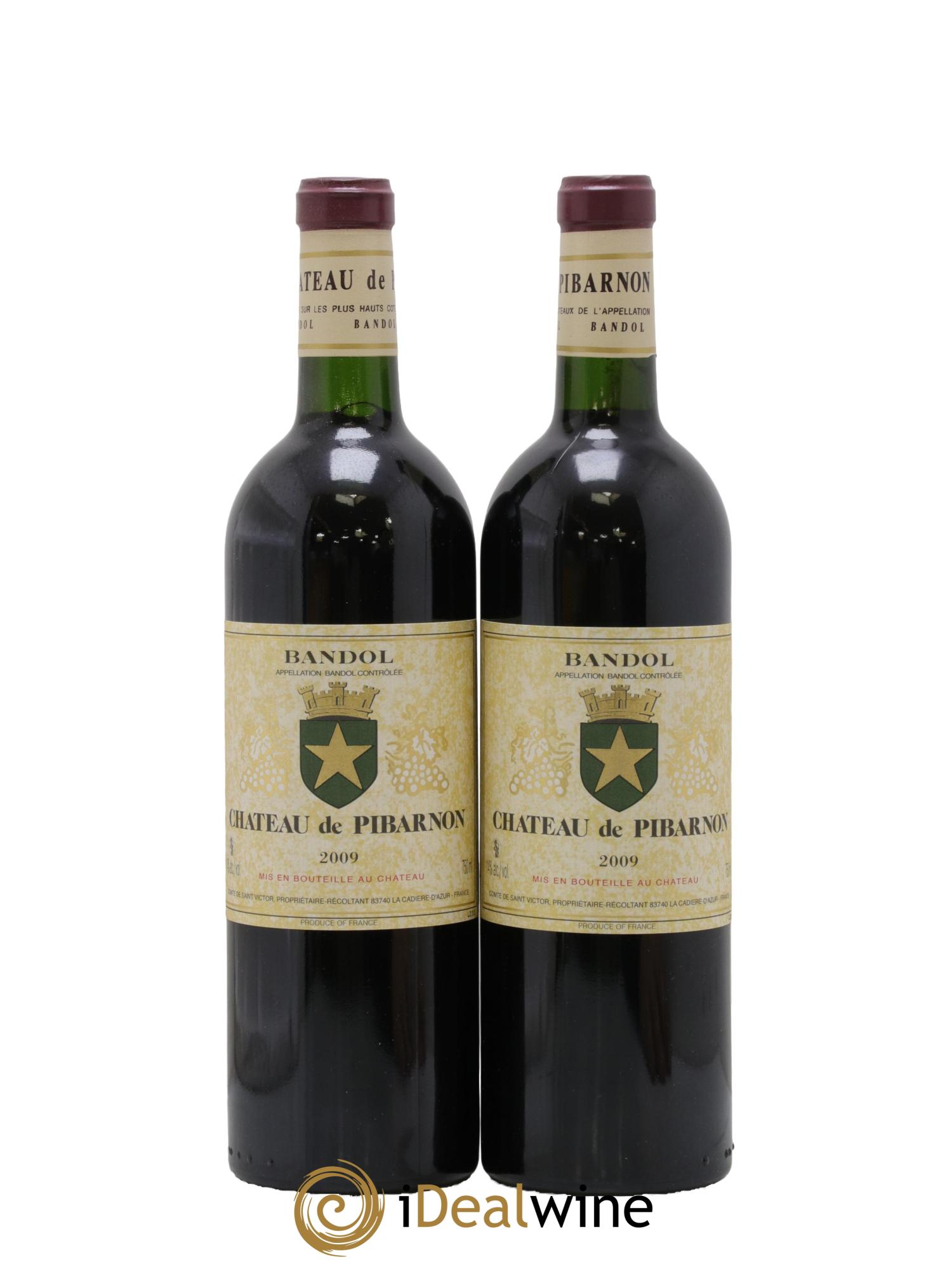 Bandol Château de Pibarnon Comte de Saint-Victor 2009 - Lot de 2 bouteilles - 0