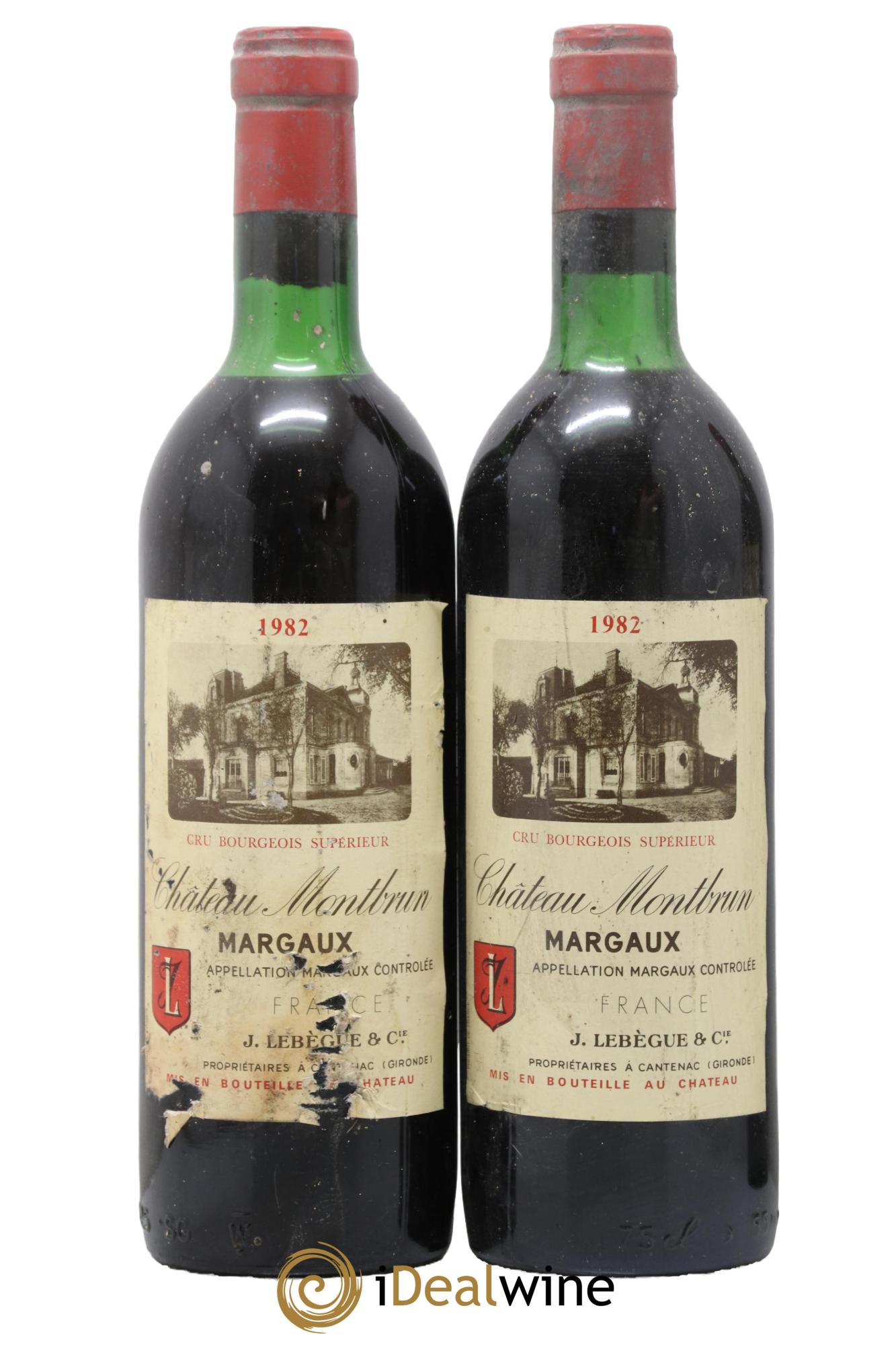 Château Montbrun Cru Bourgeois  1982 - Lot de 2 bouteilles - 0