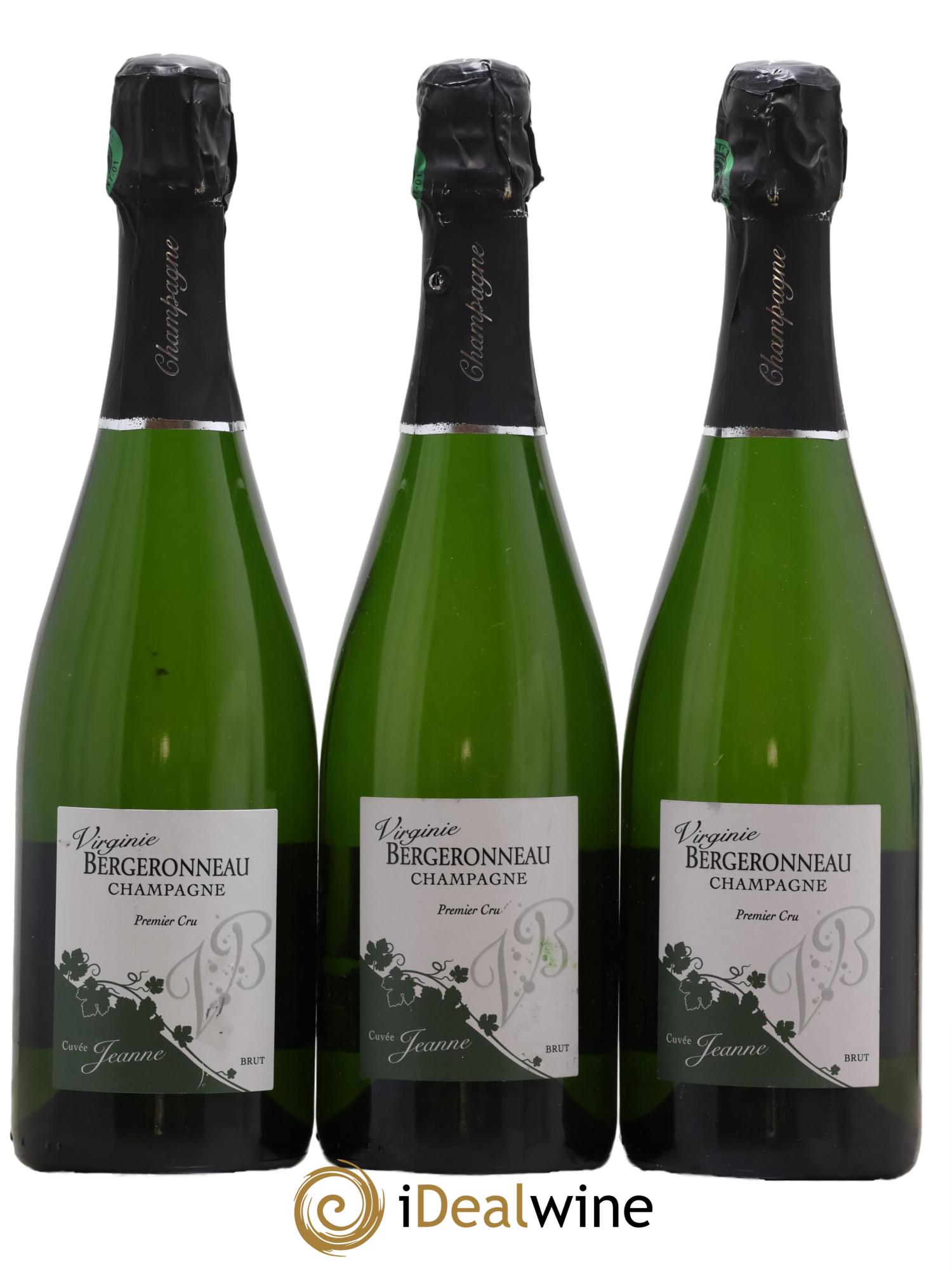 Cuvée Jeanne 1er Cru Brut Virginie Bergeronneau - Lot de 3 bouteilles - 0