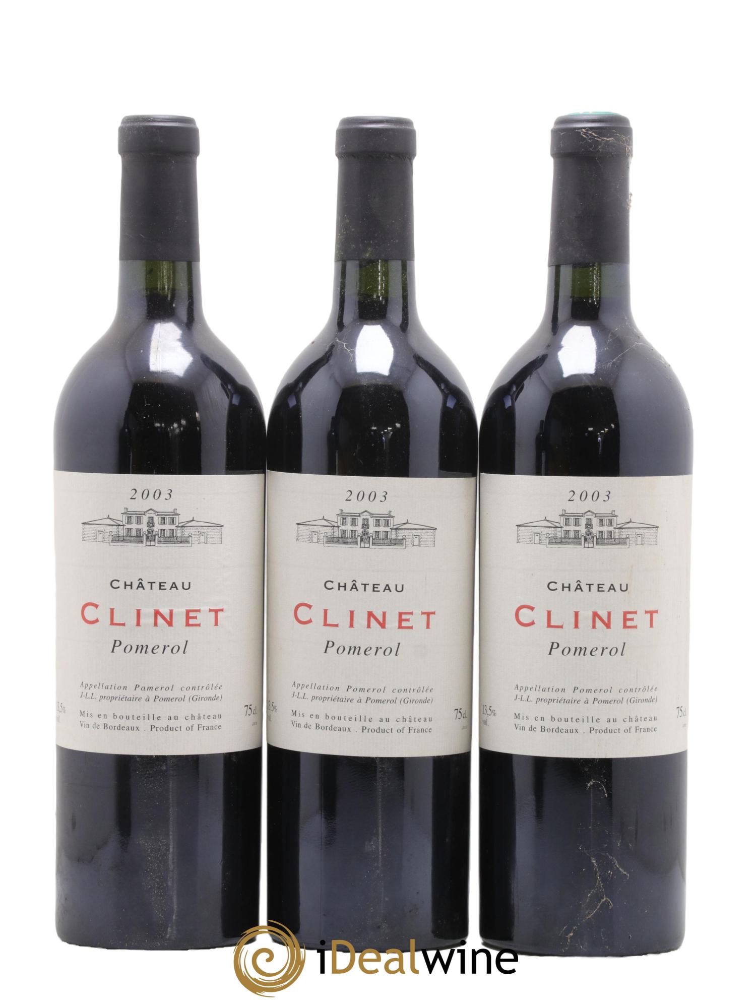 Château Clinet 2003 - Lot de 12 bouteilles - 4