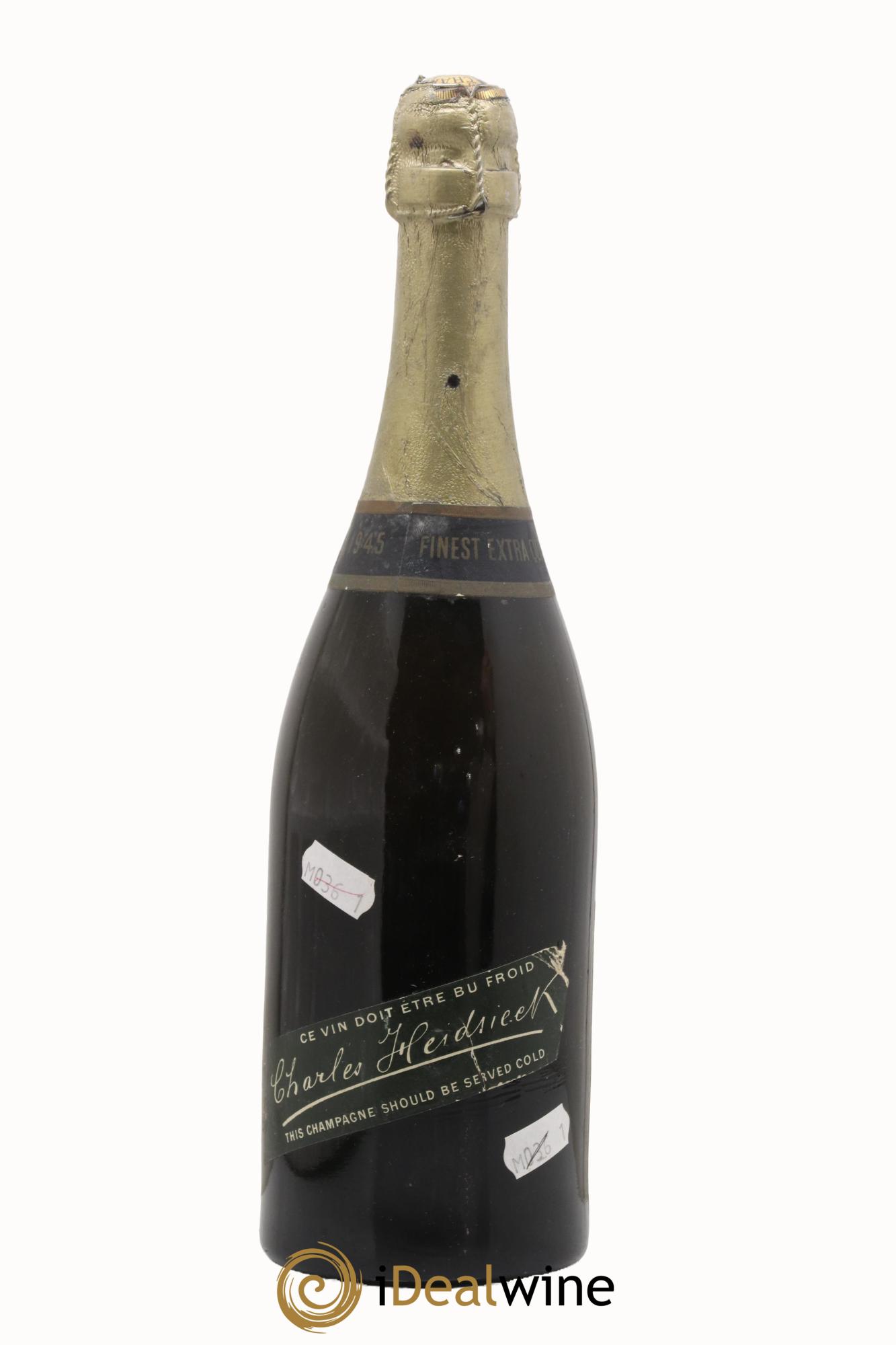 Champagne Vintage Charles Heidsieck 1945 - Lot de 1 bouteille - 1