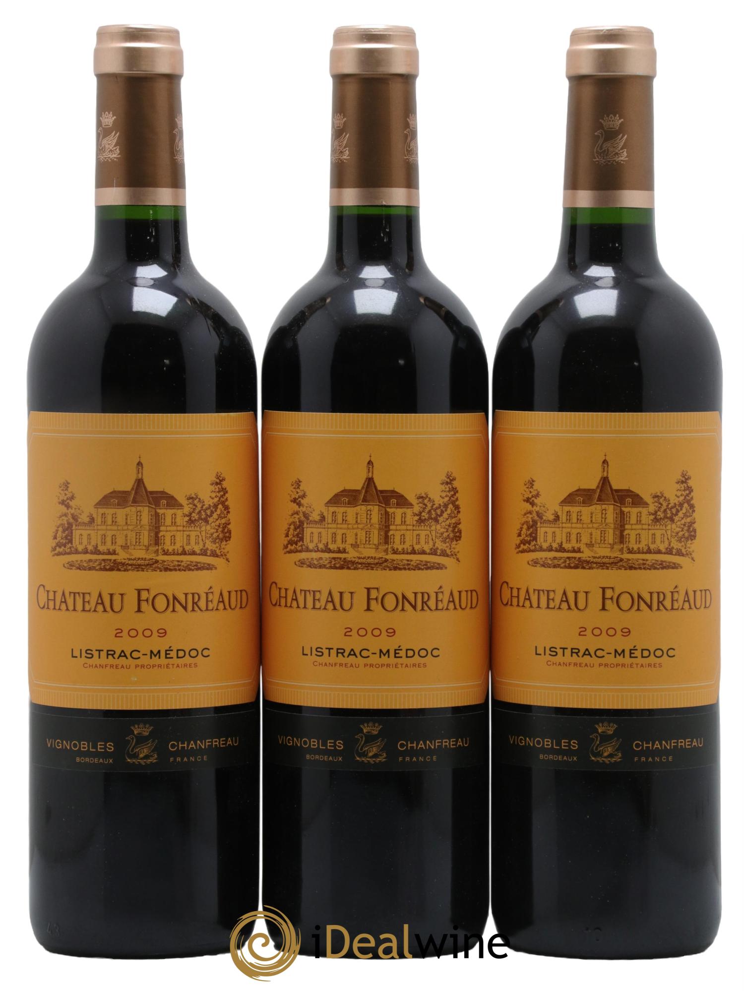 Château Fonréaud Cru Bourgeois 2009 - Lot de 3 bouteilles - 0