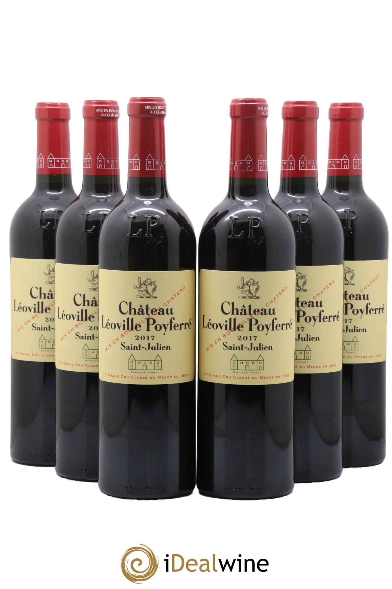 Château Léoville Poyferré 2ème Grand Cru Classé 2017 - Lot of 6 bottles - 0