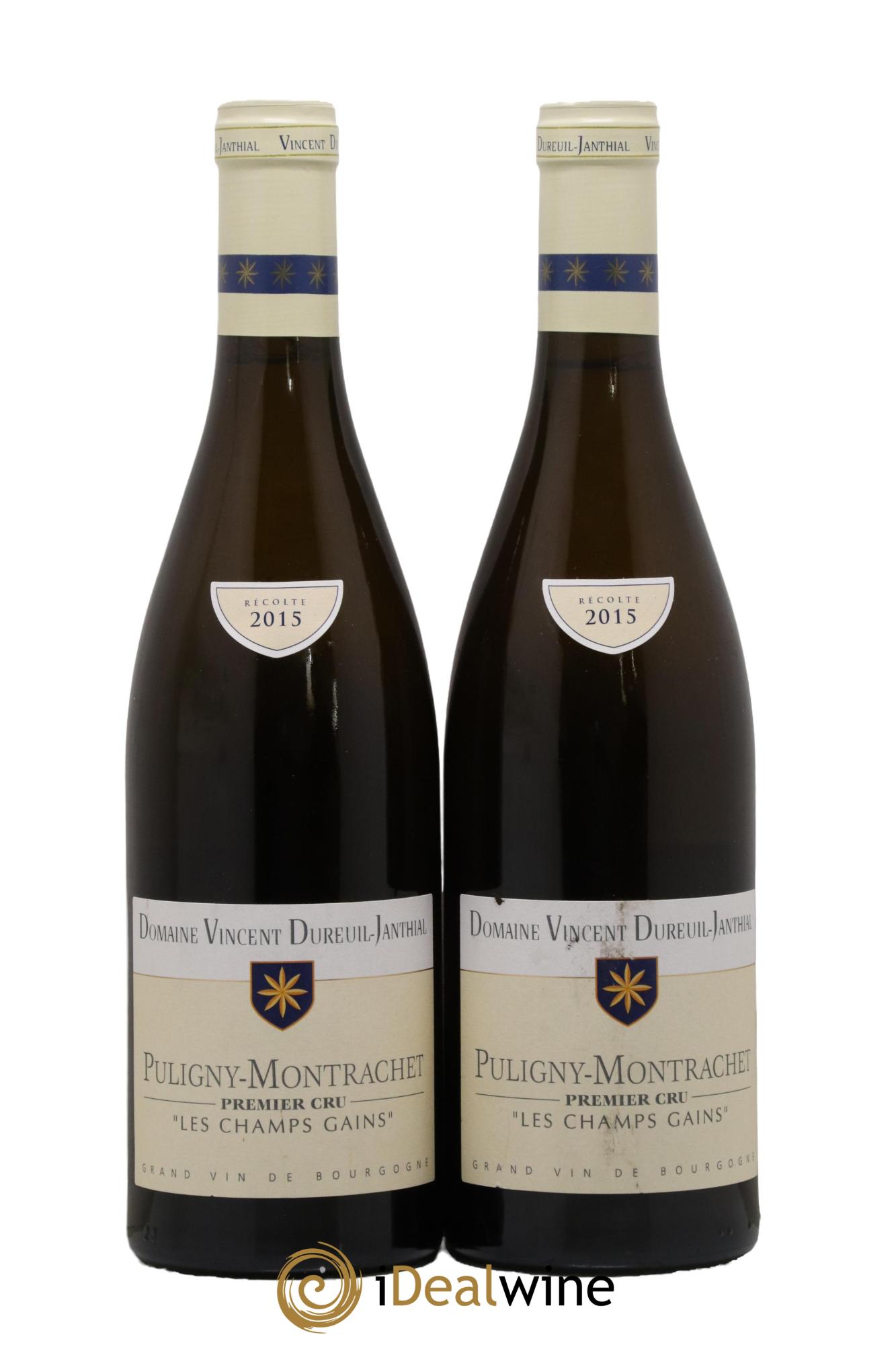 Puligny-Montrachet 1er Cru Les Champs Gains Vincent Dureuil-Janthial 2015 - Lot de 2 bouteilles - 0